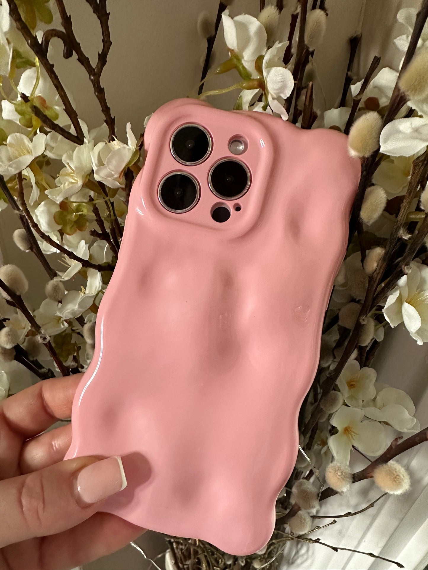 3D Bubble Bliss Baby Pink Phone Case