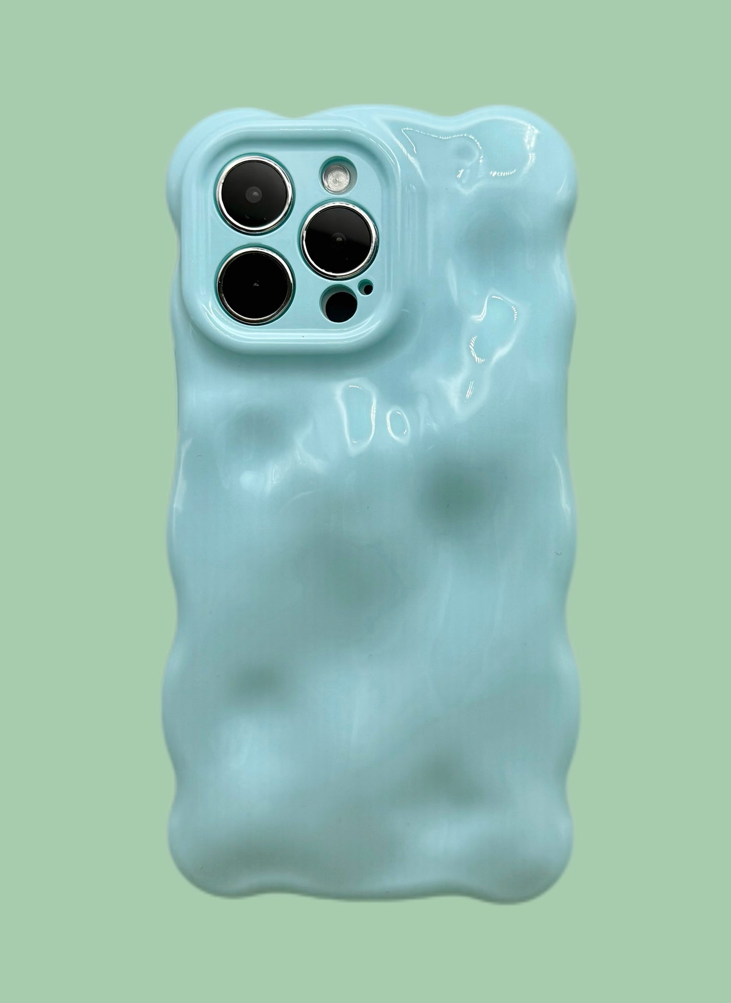 3D Bubble Bliss Baby Blue Phone Case