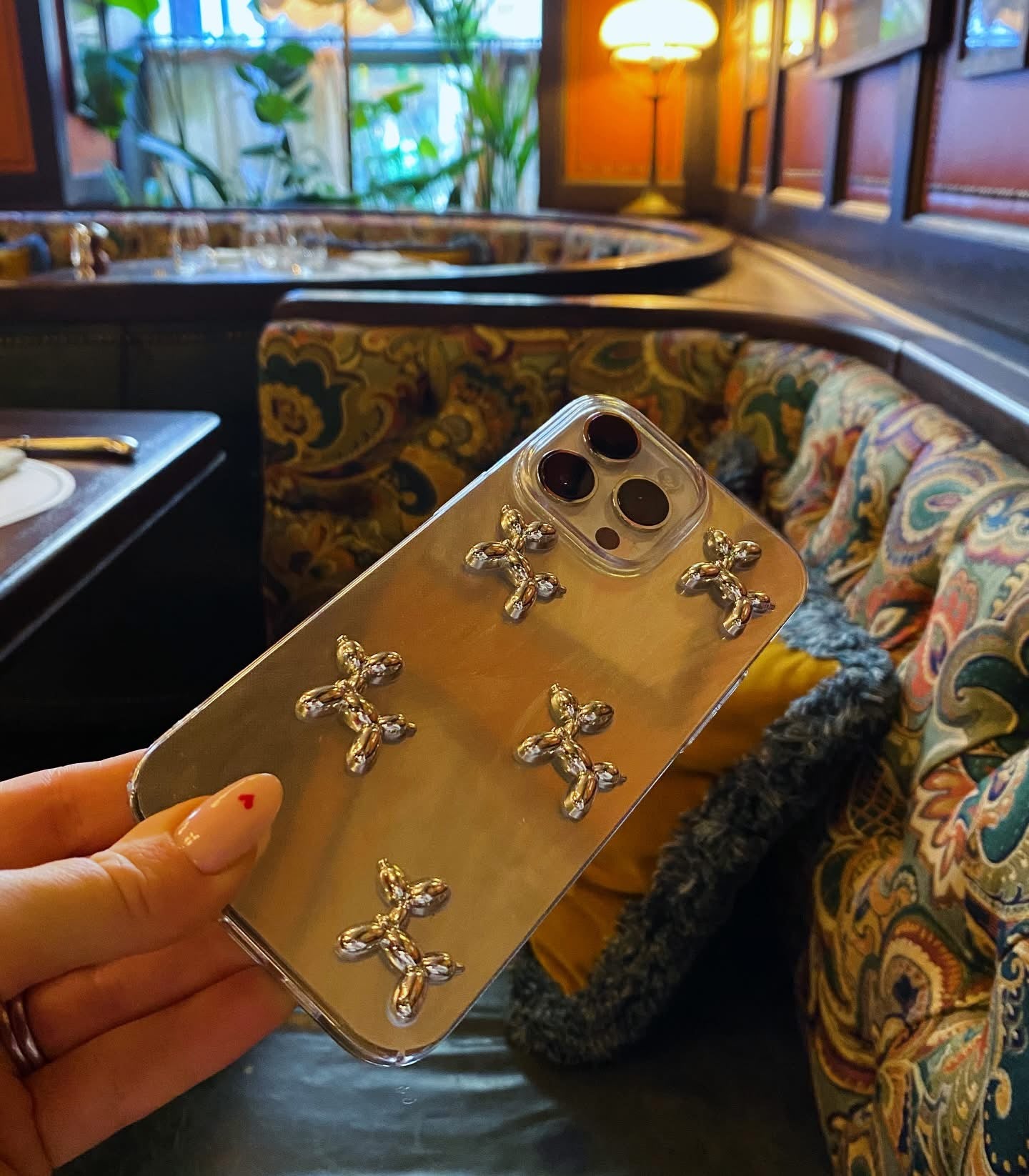 3D Luxe Metallic Balloon Dog Case