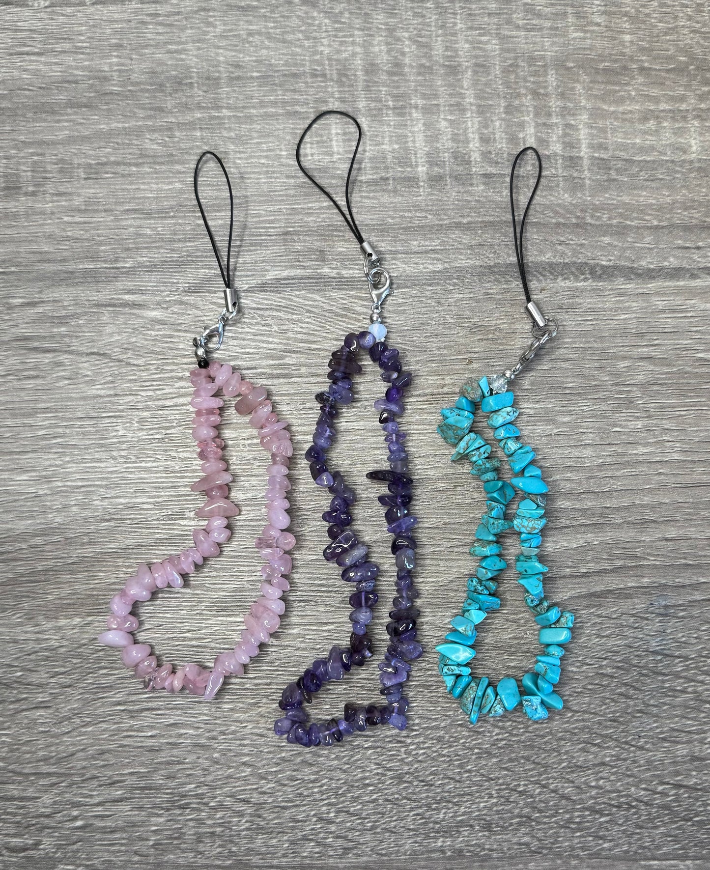 Turquoise Howlite Crystal Phone Wrist Strap
