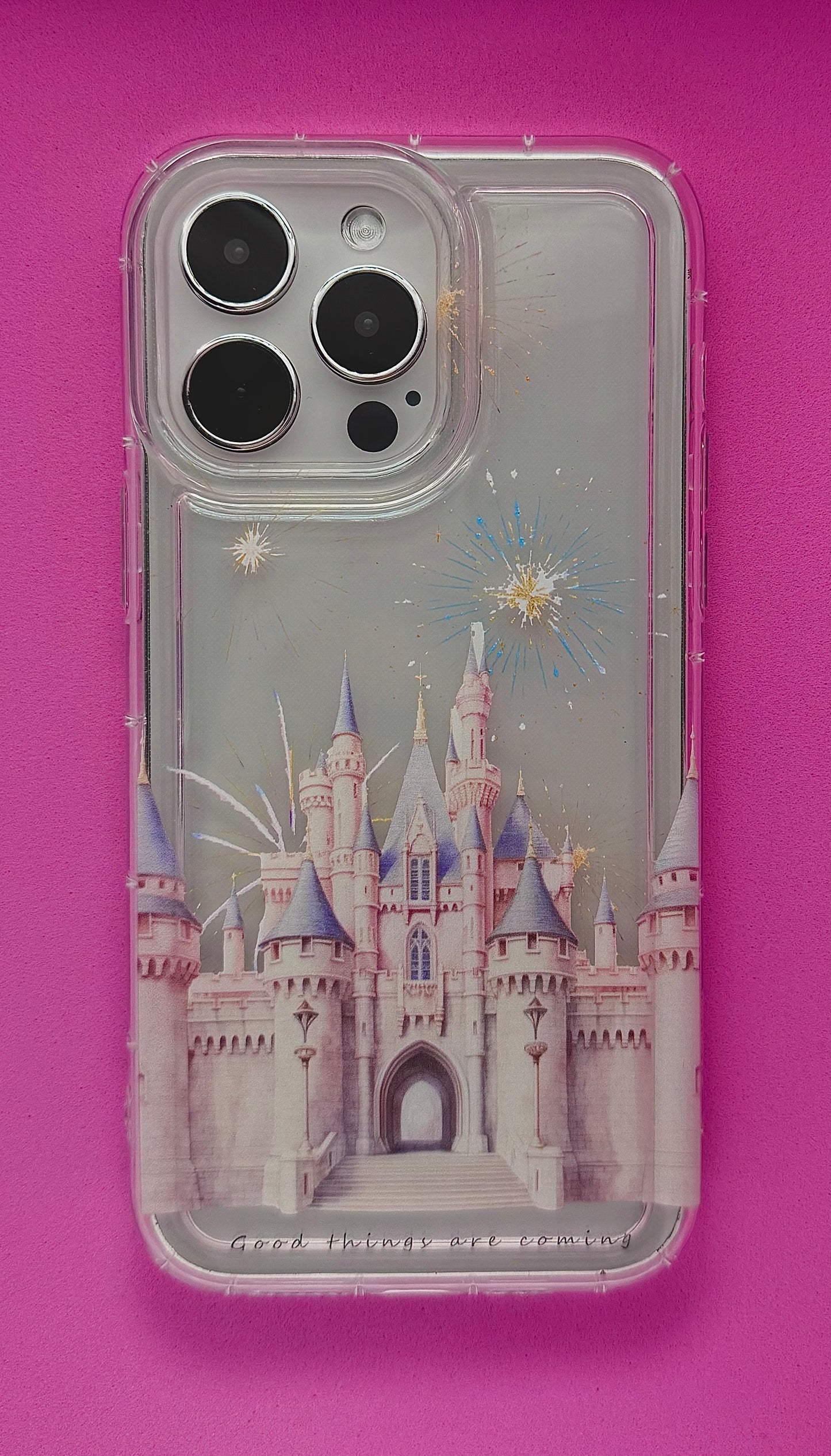 "Good Things Are Coming" Clear Phone Case
