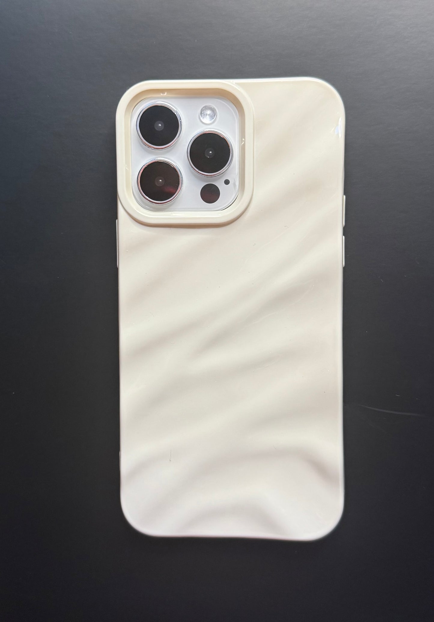 Rippling Wave Cream Phone Case