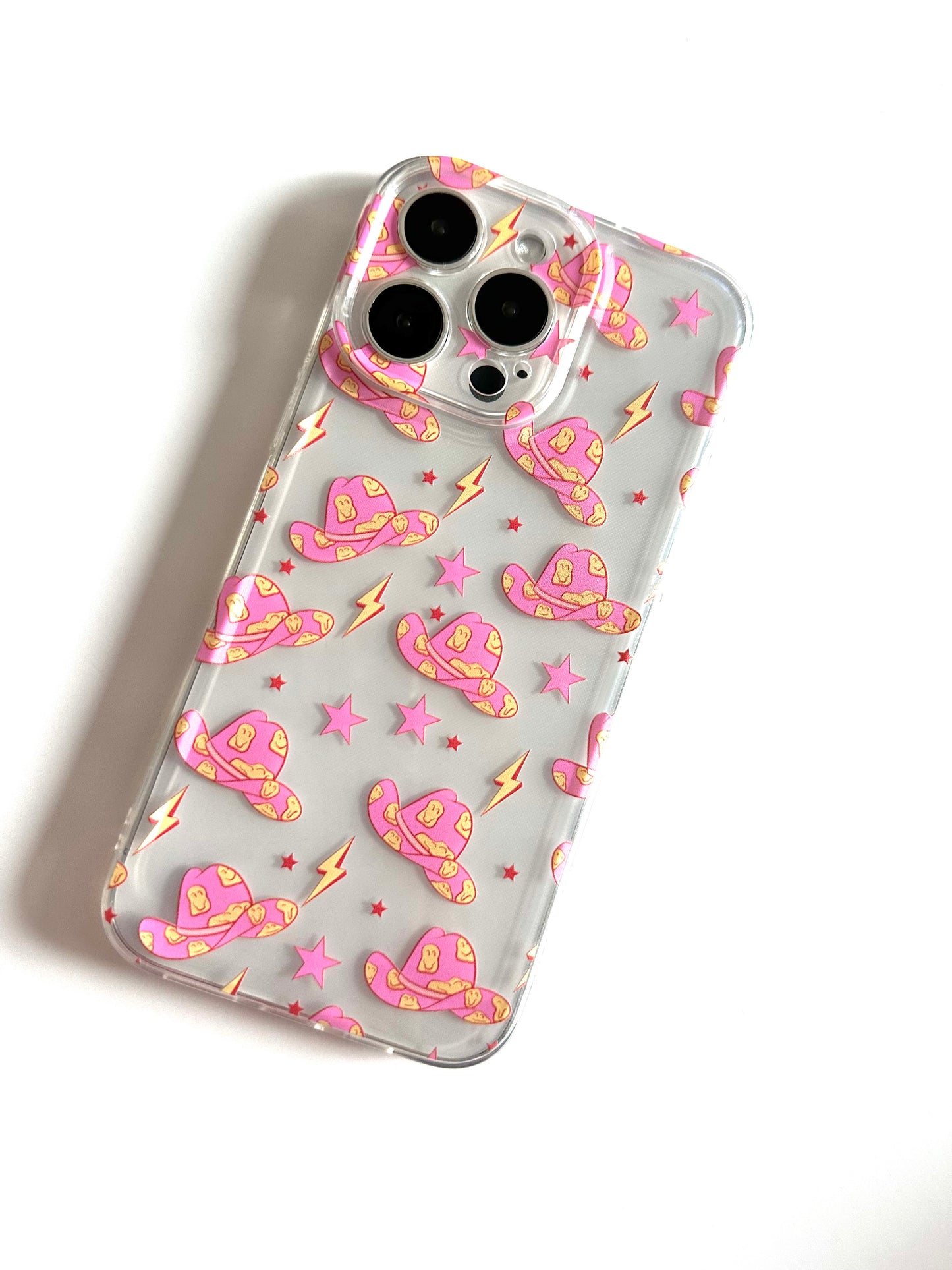 Stormy Wild Western Clear Phone Case