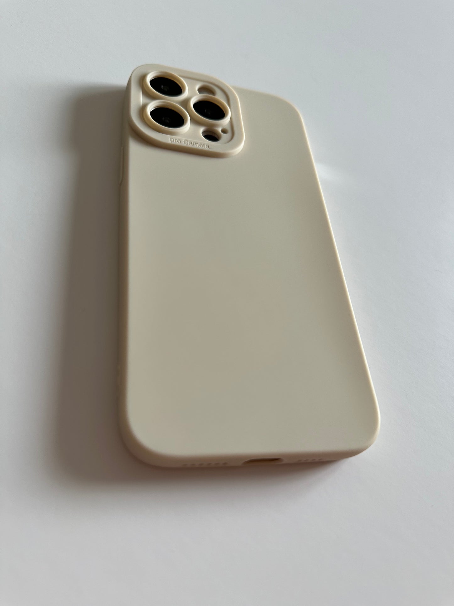 Minimalist Cream Phone Case
