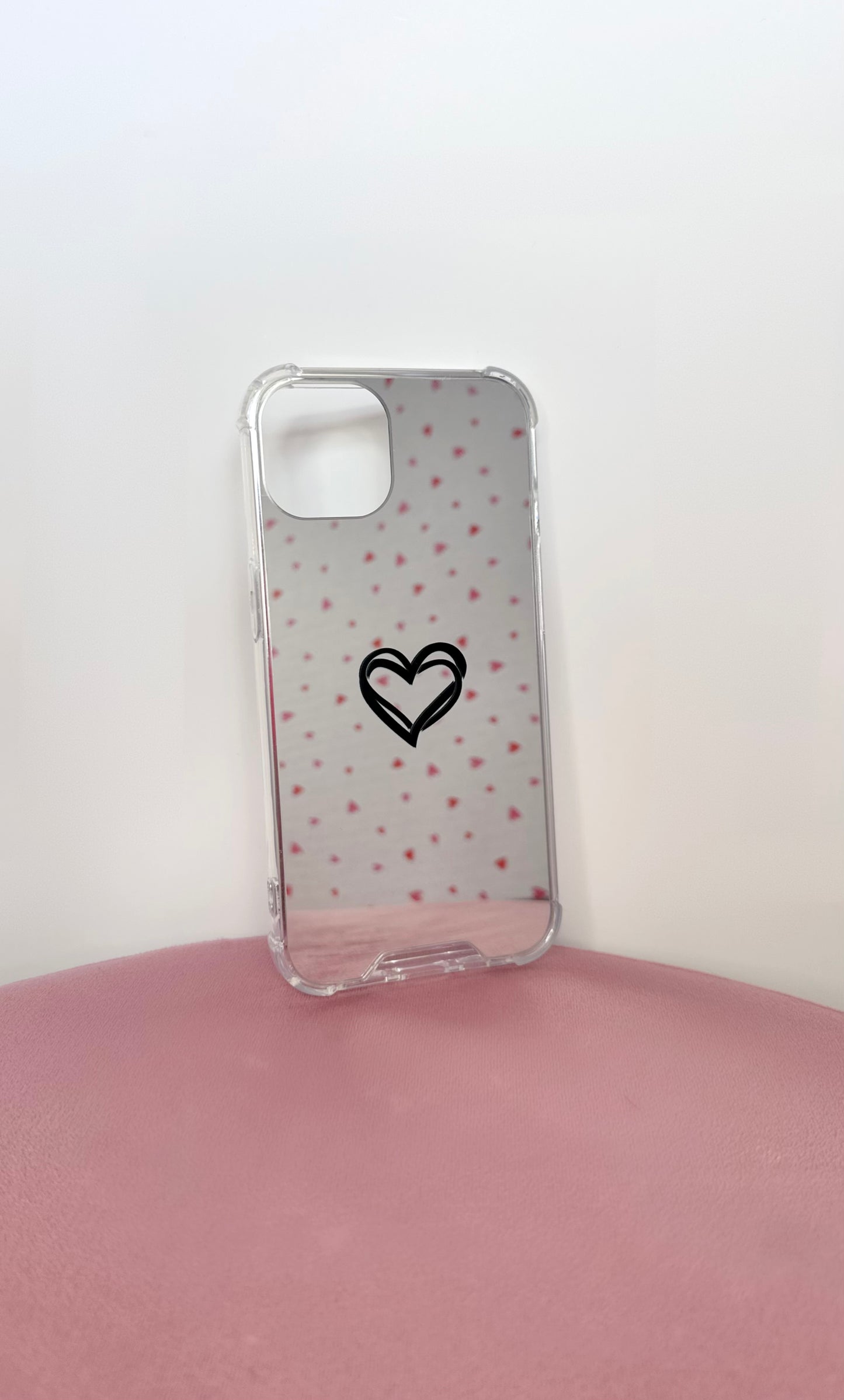 Heartfelt Lines Mirrored Phone Case