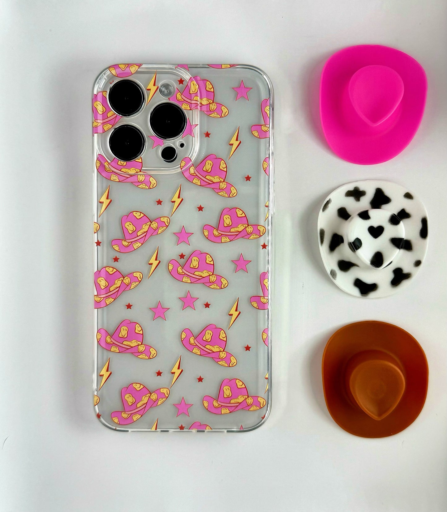 Stormy Wild Western Clear Phone Case