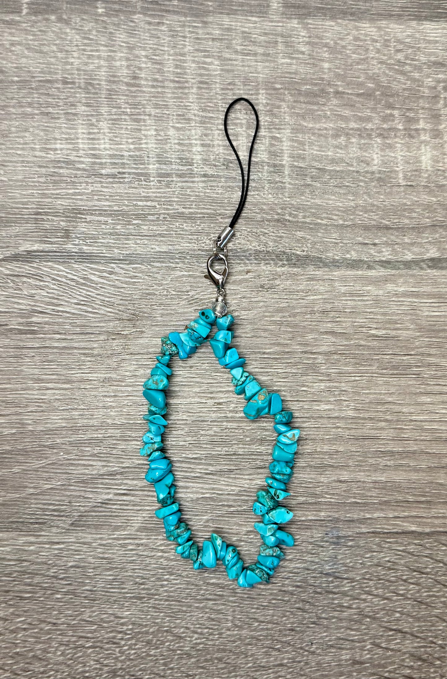 Turquoise Howlite Crystal Phone Wrist Strap
