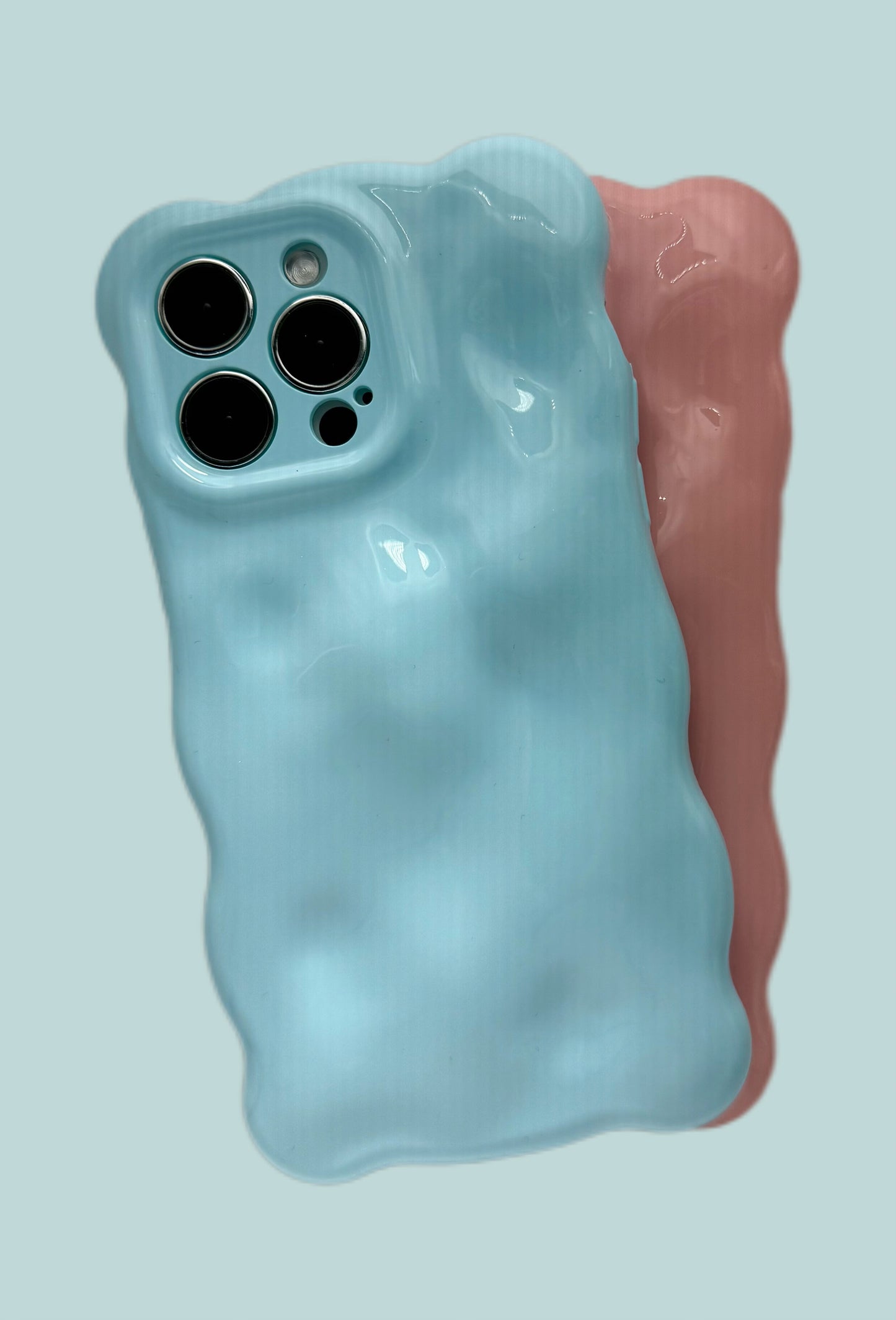 3D Bubble Bliss Baby Blue Phone Case