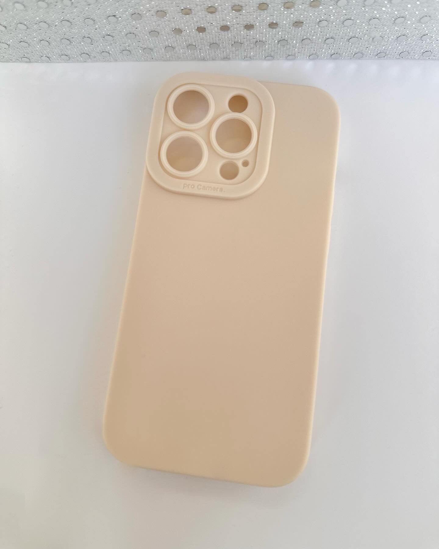 Minimalist Cream Phone Case