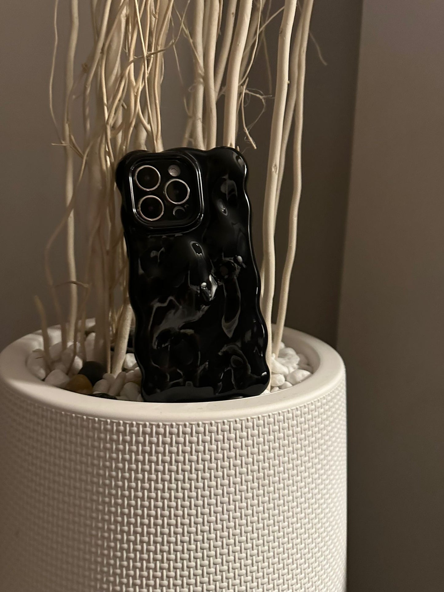 3D Bubble Bliss Black Phone Case