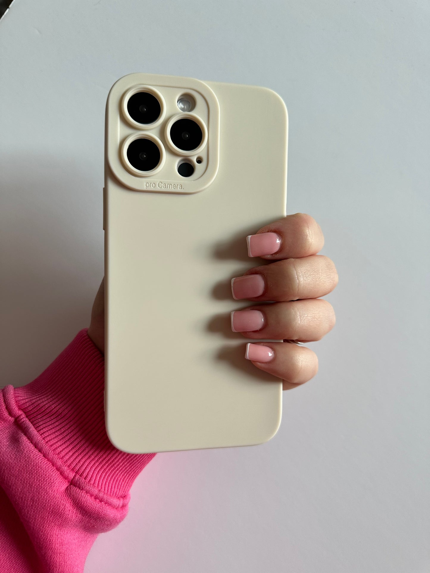 Minimalist Cream Phone Case