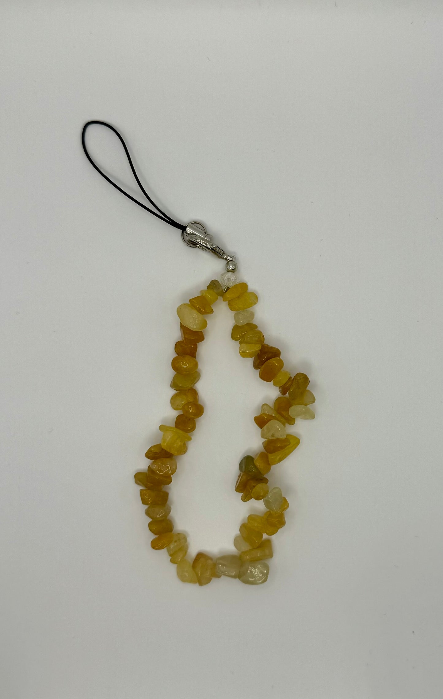 Golden Citrine Crystal Phone Wrist Strap