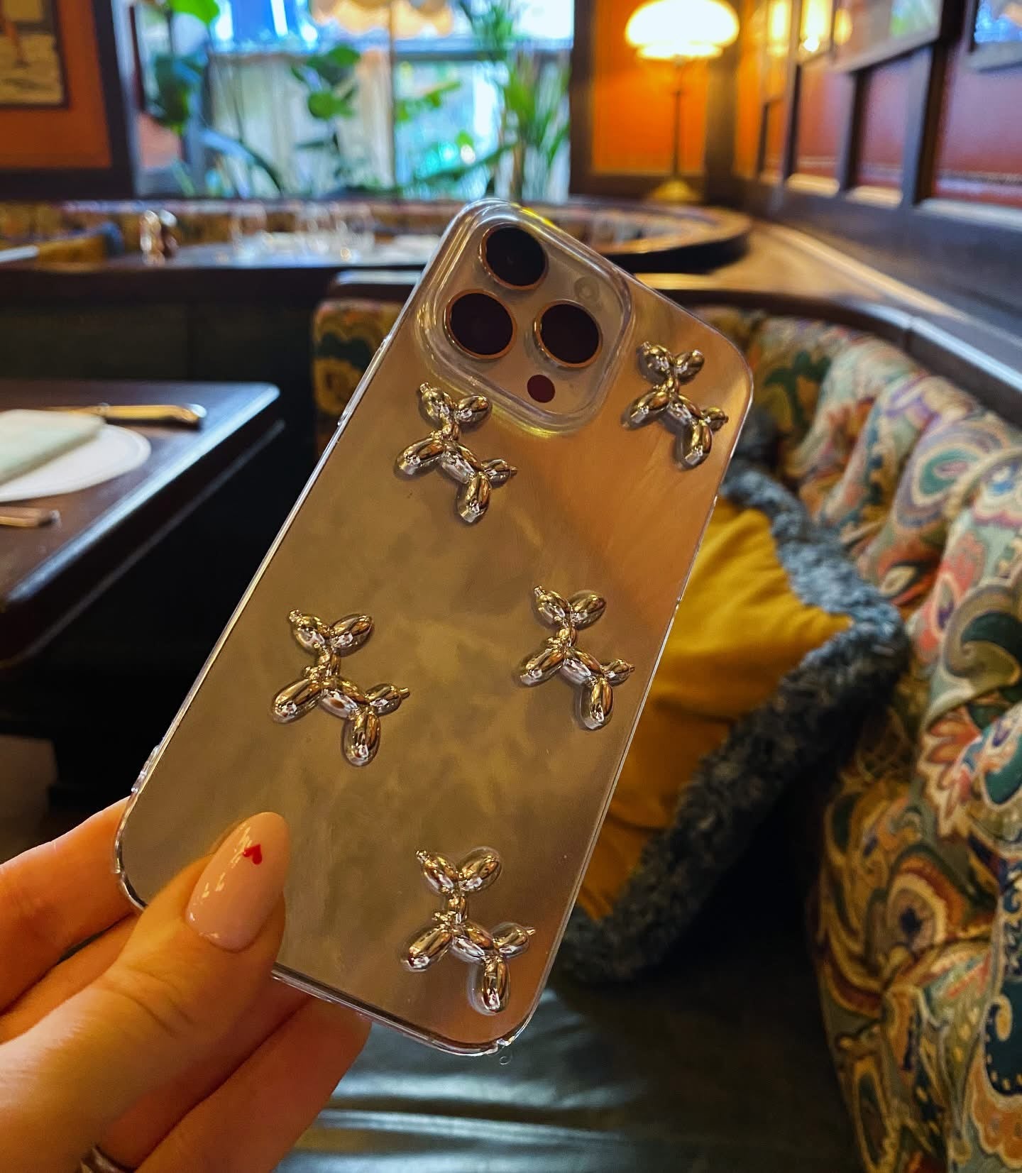 3D Luxe Metallic Balloon Dog Case
