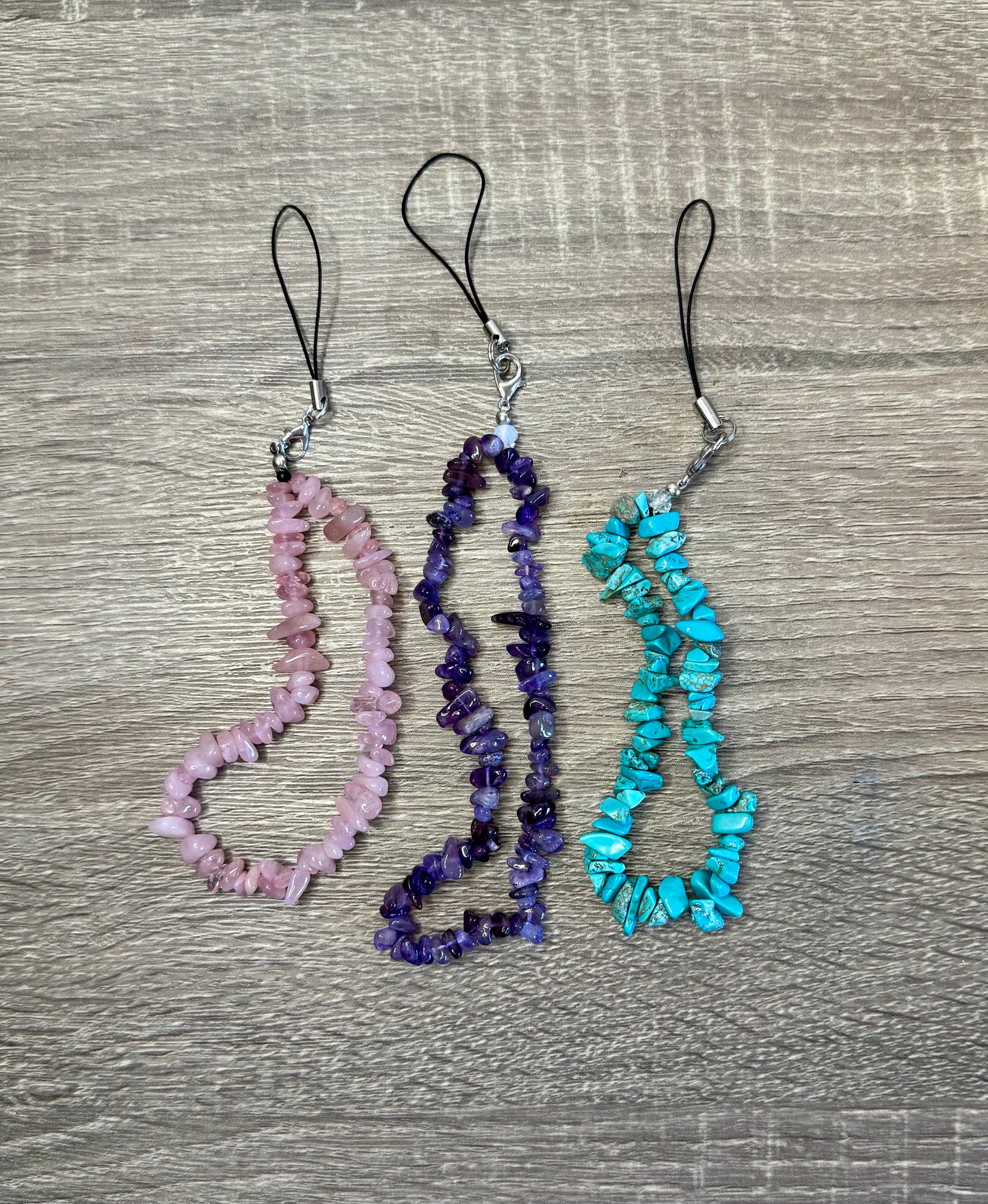 Turquoise Howlite Crystal Phone Wrist Strap