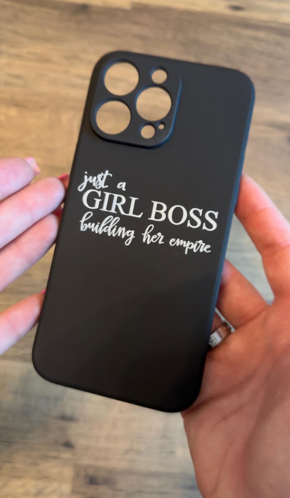 Girl Boss Era Black Phone Case