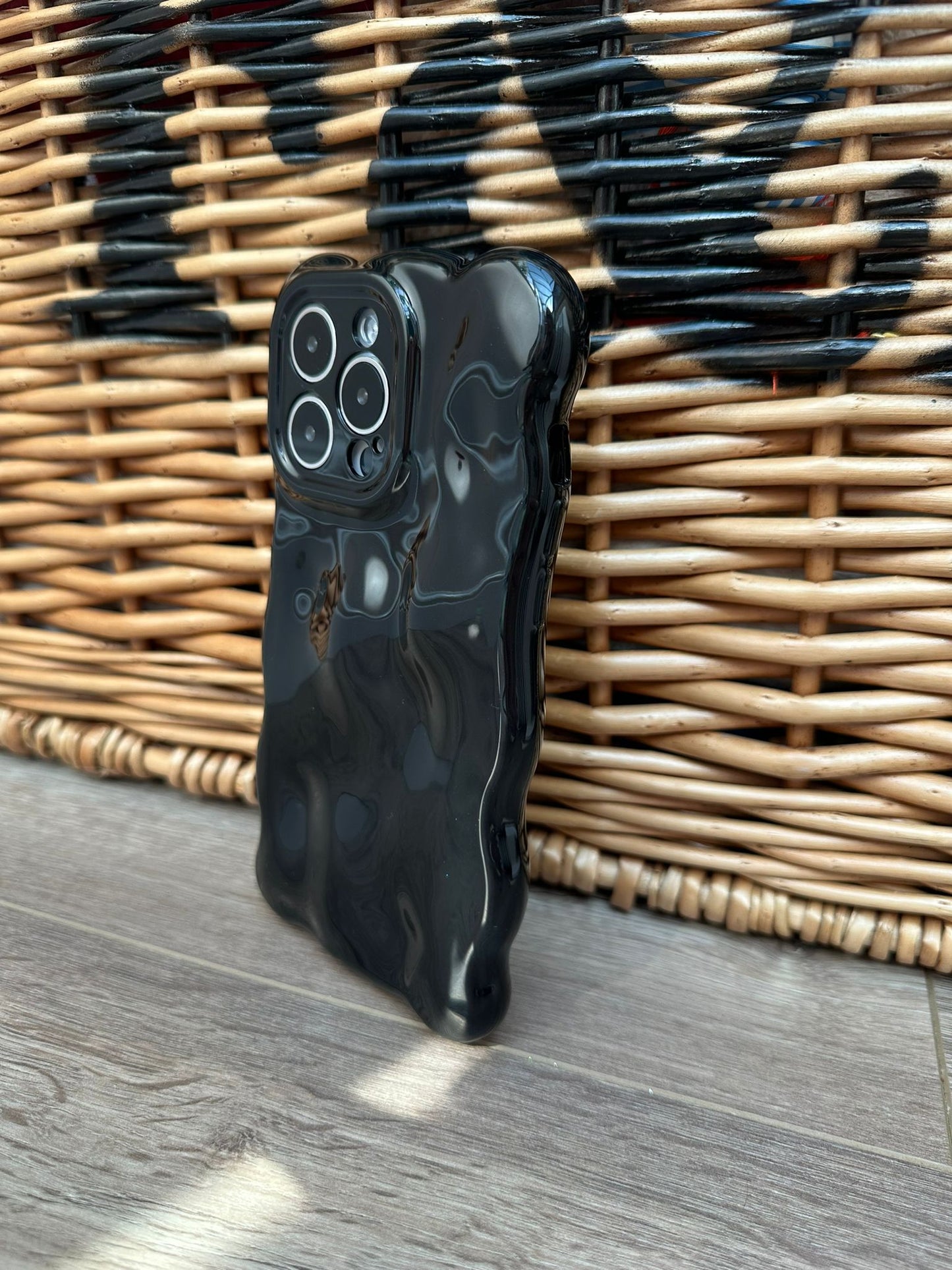 3D Bubble Bliss Black Phone Case