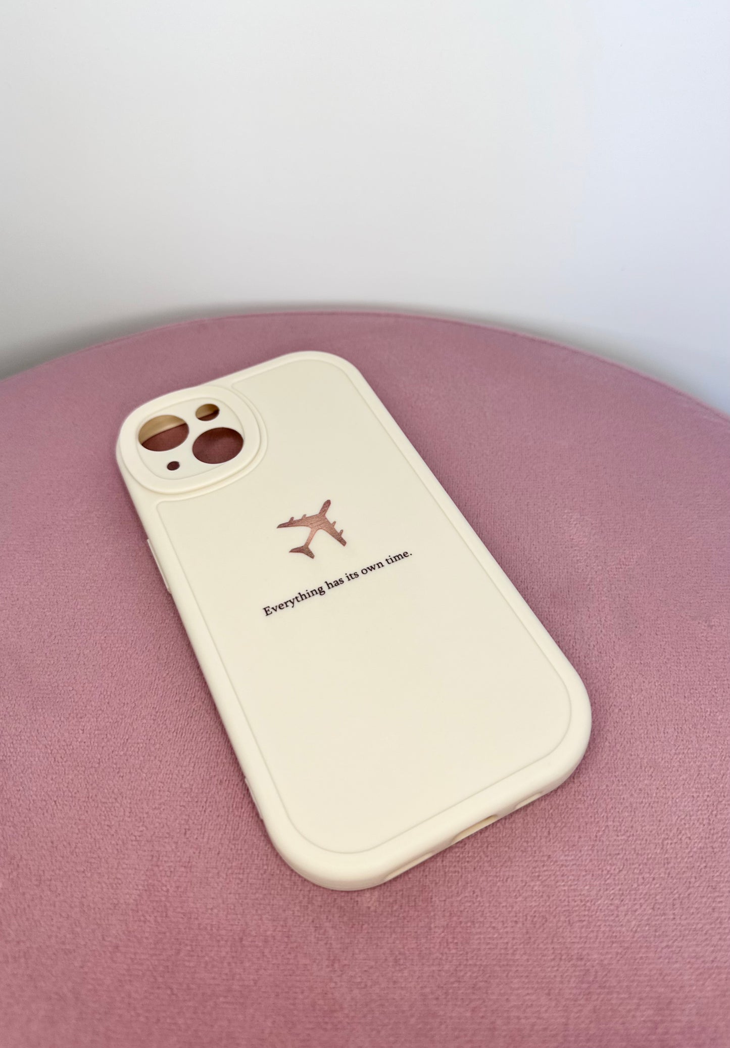 Divine Timing Cream Phone Case