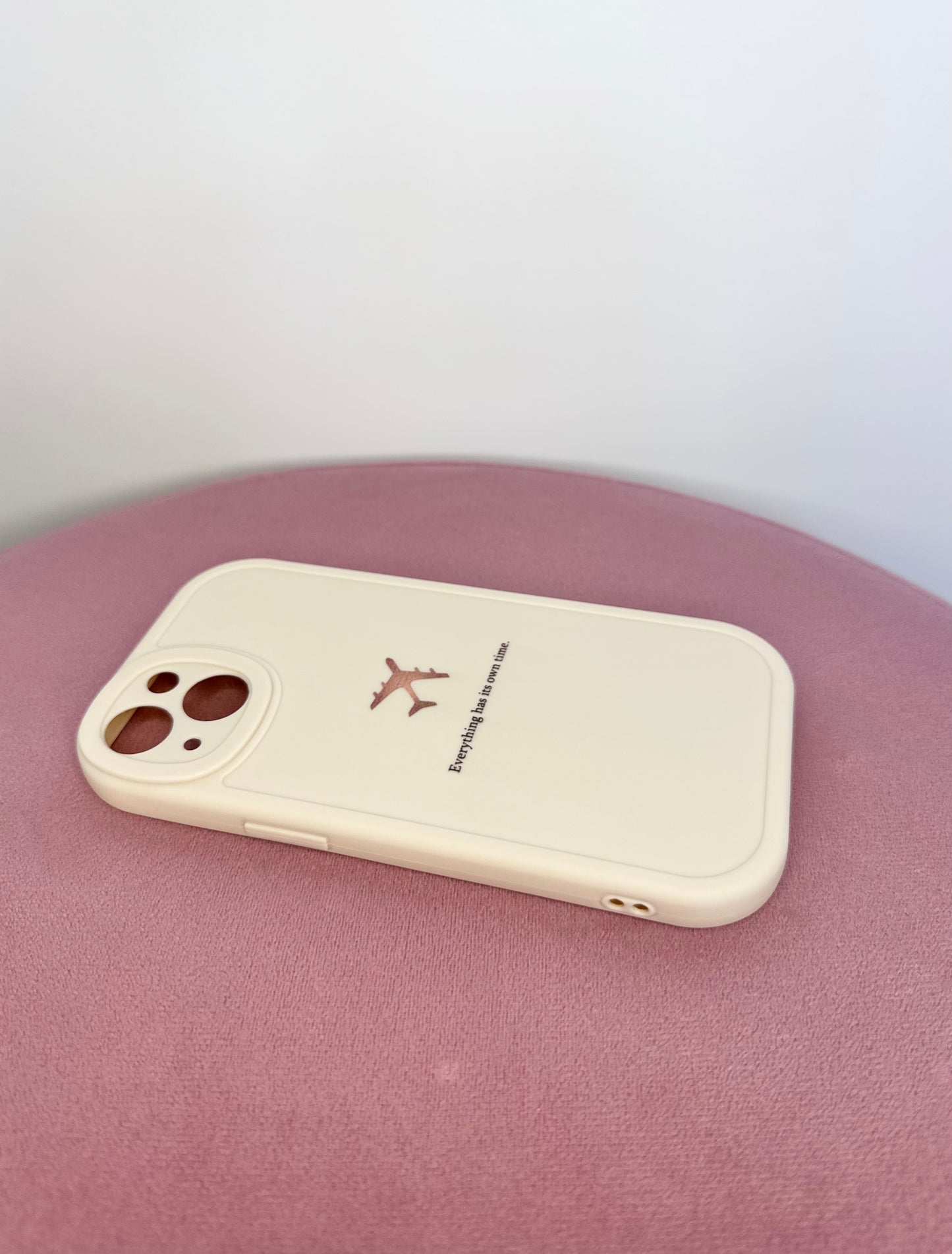 Divine Timing Cream Phone Case