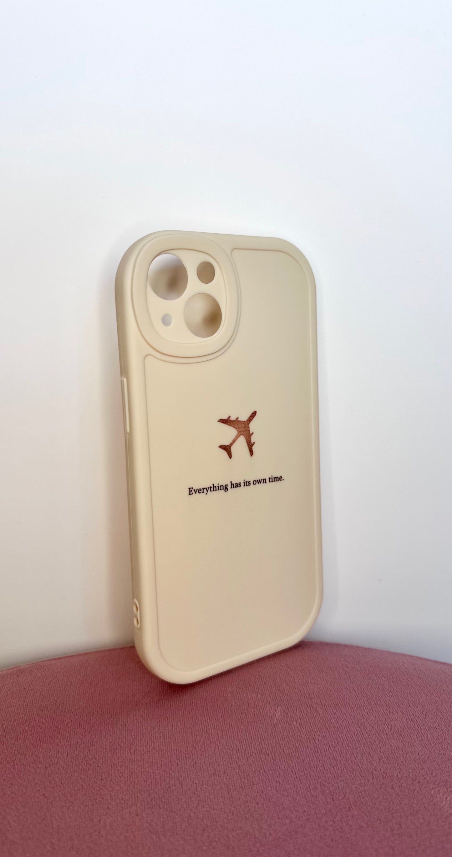 Divine Timing Cream Phone Case