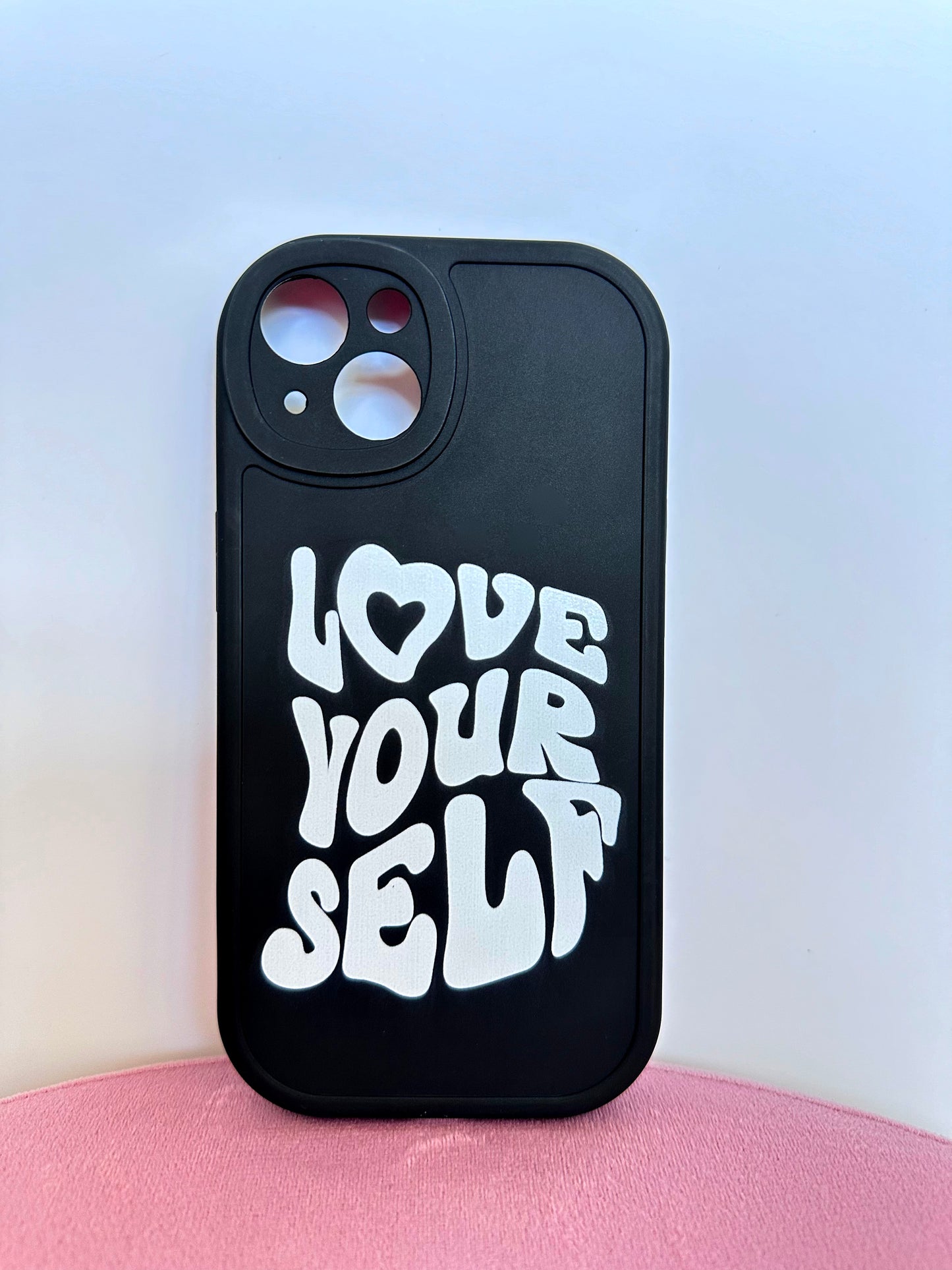 "Love Yourself” Black Phone Case