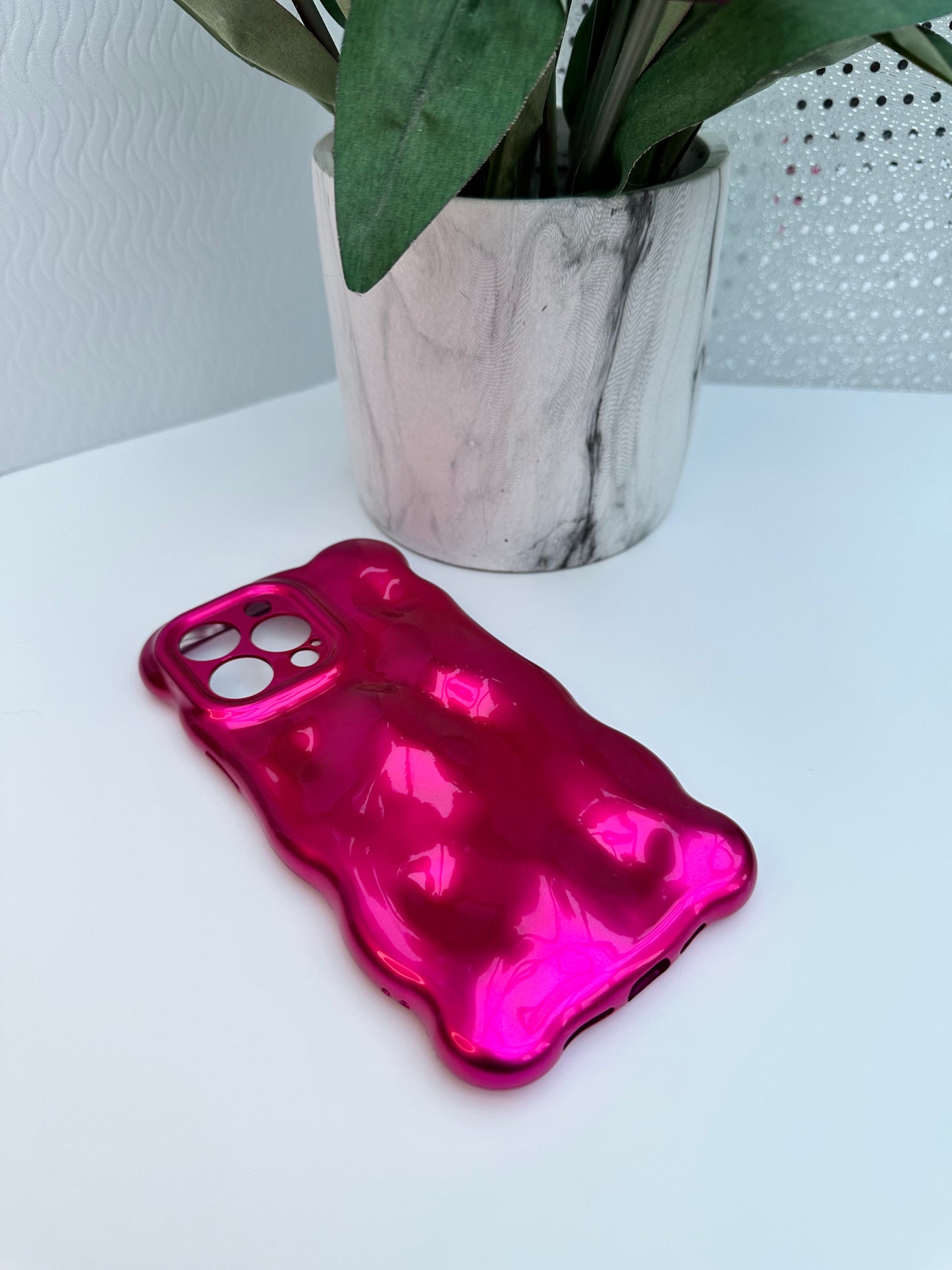 3D Bubble Bliss Hot Pink Phone Case
