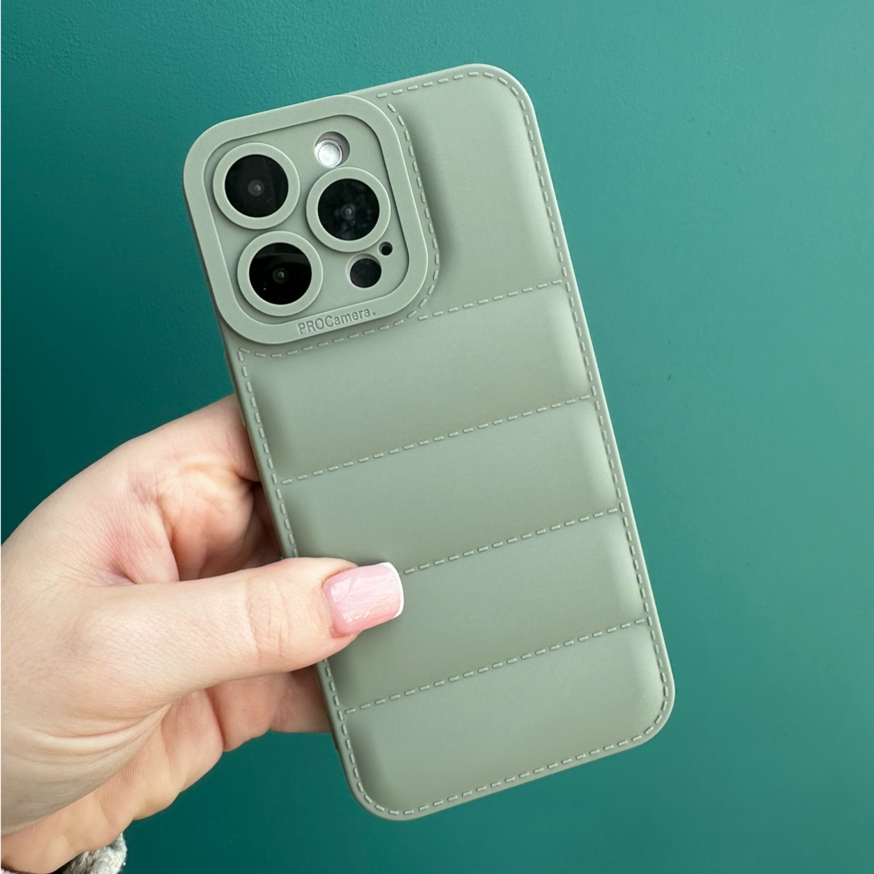 Quilted Green Phone Case