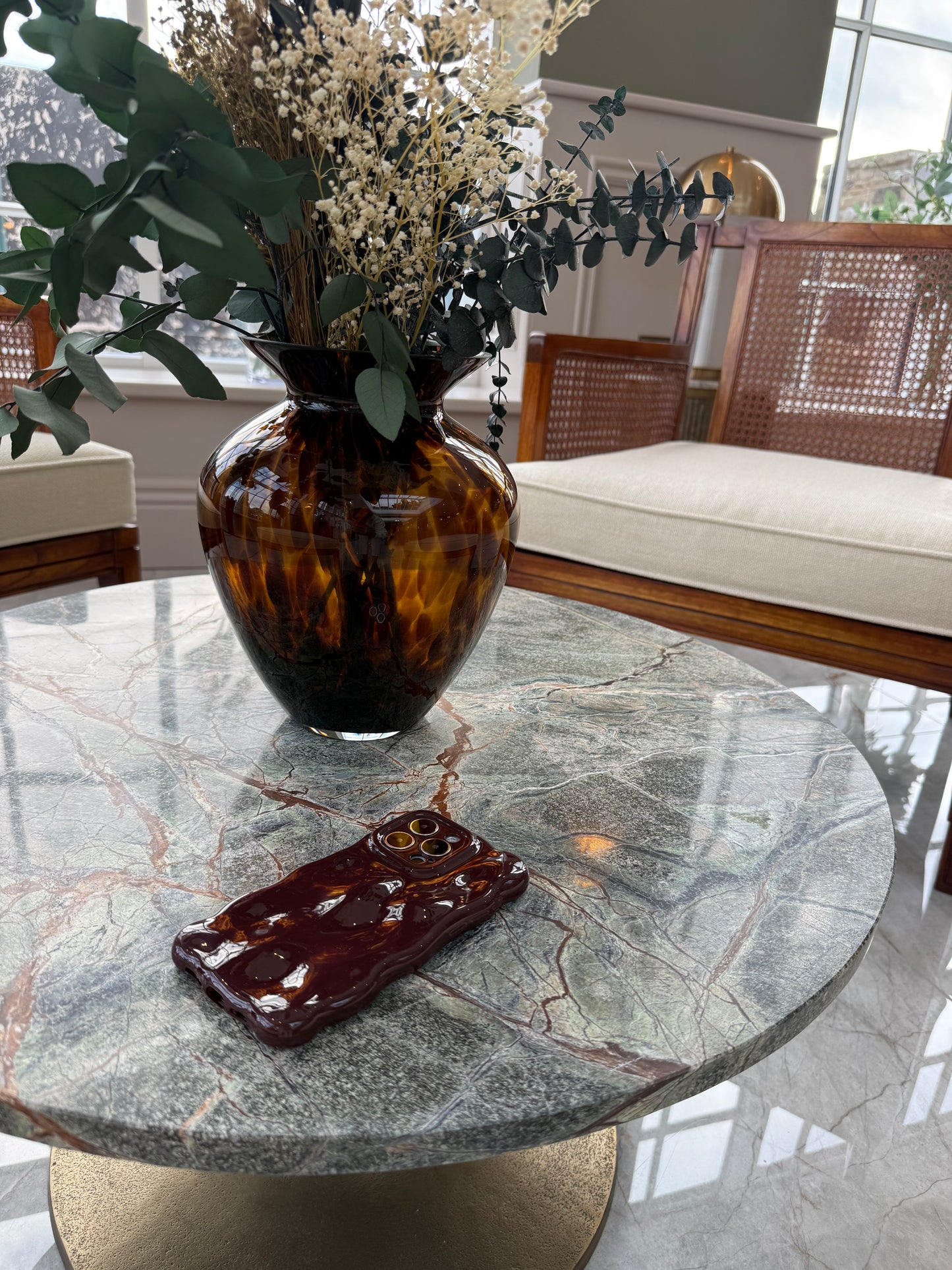 Black Cherry Bubble Phone Case