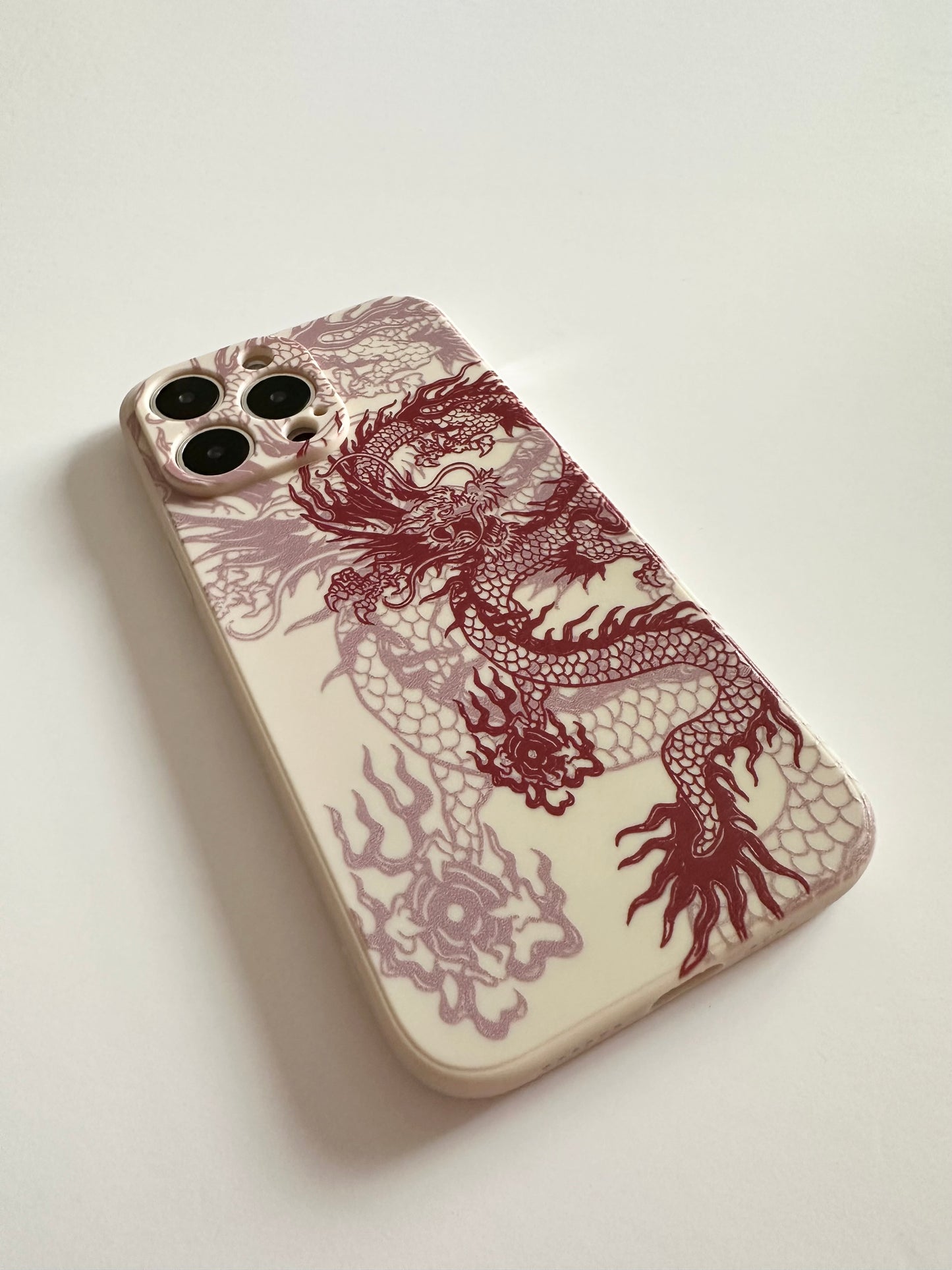 Dragon Majesty White Phone Case