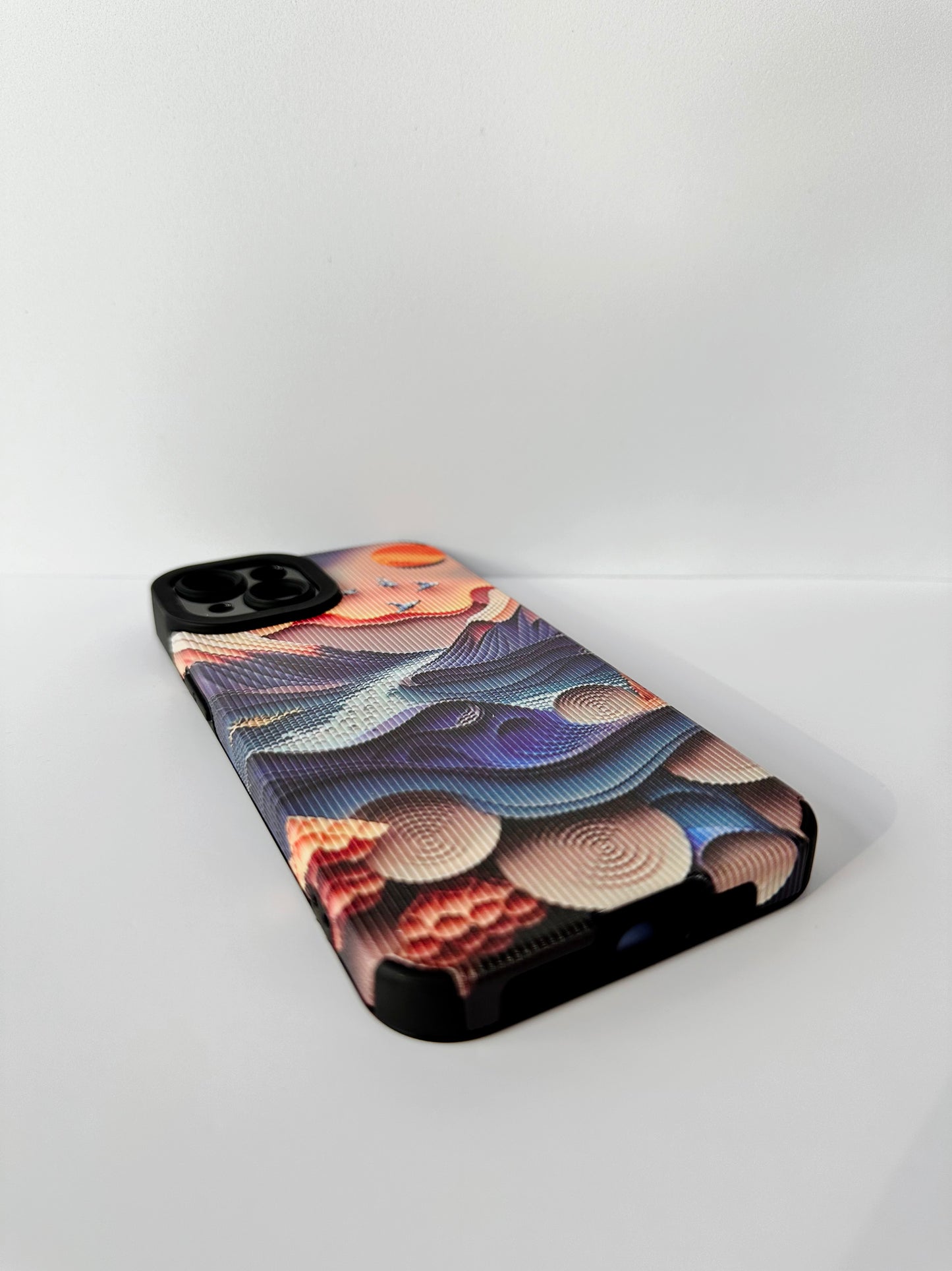 Moonlit Mountain Seascape Phone Case