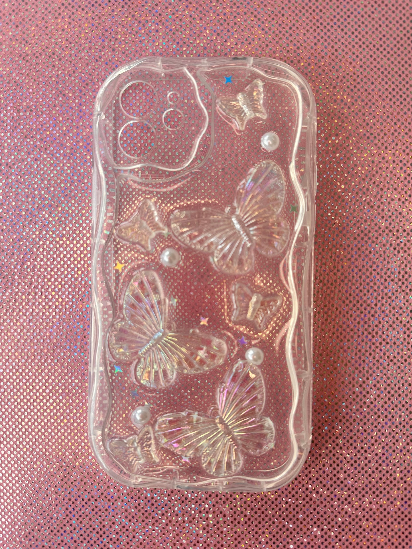 Enchanted Butterfly Clear Phone Case