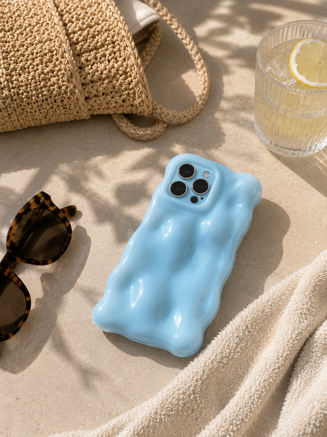 Blue Skies Bubble iPhone Case