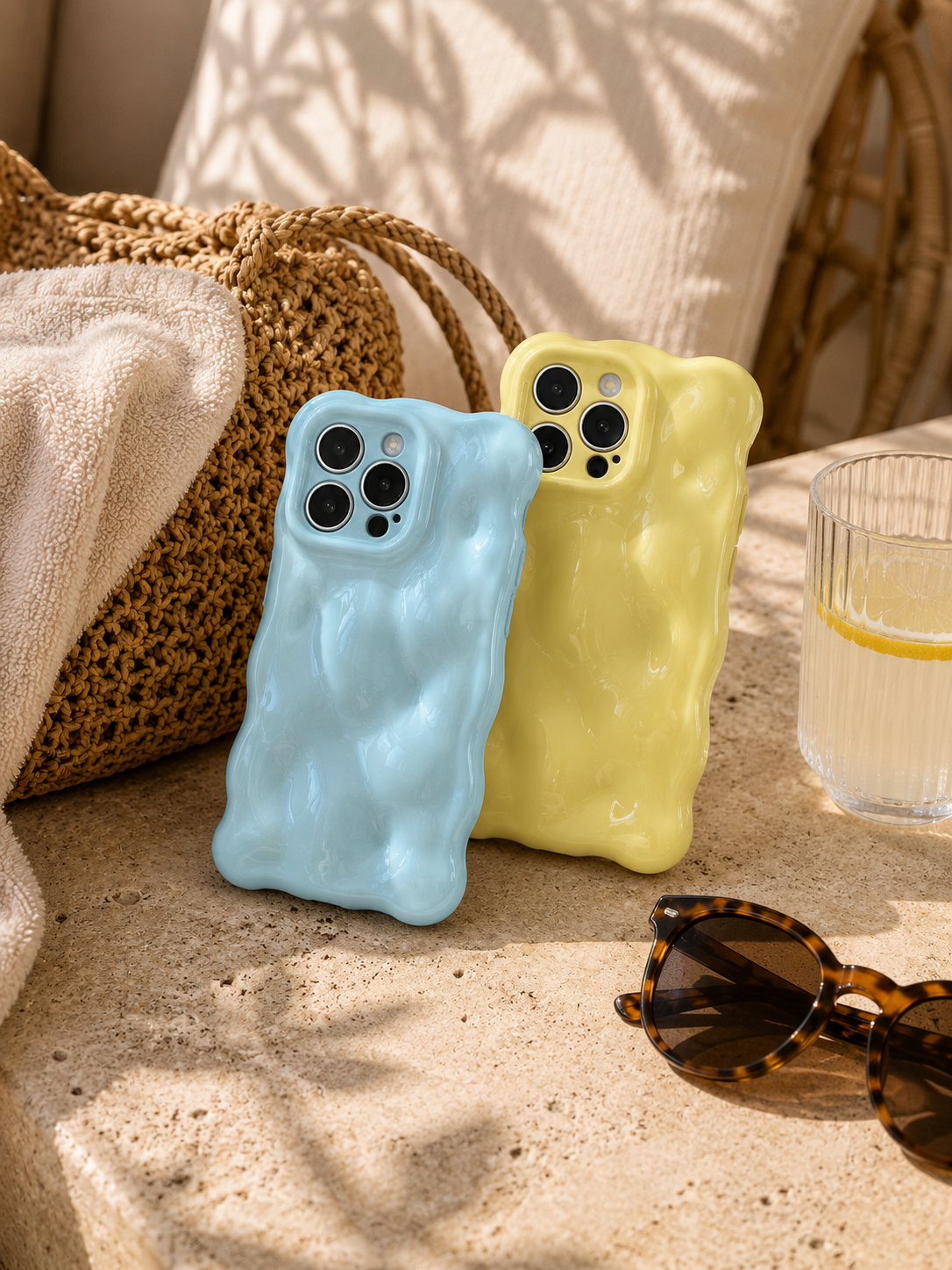 Blue Skies Bubble iPhone Case
