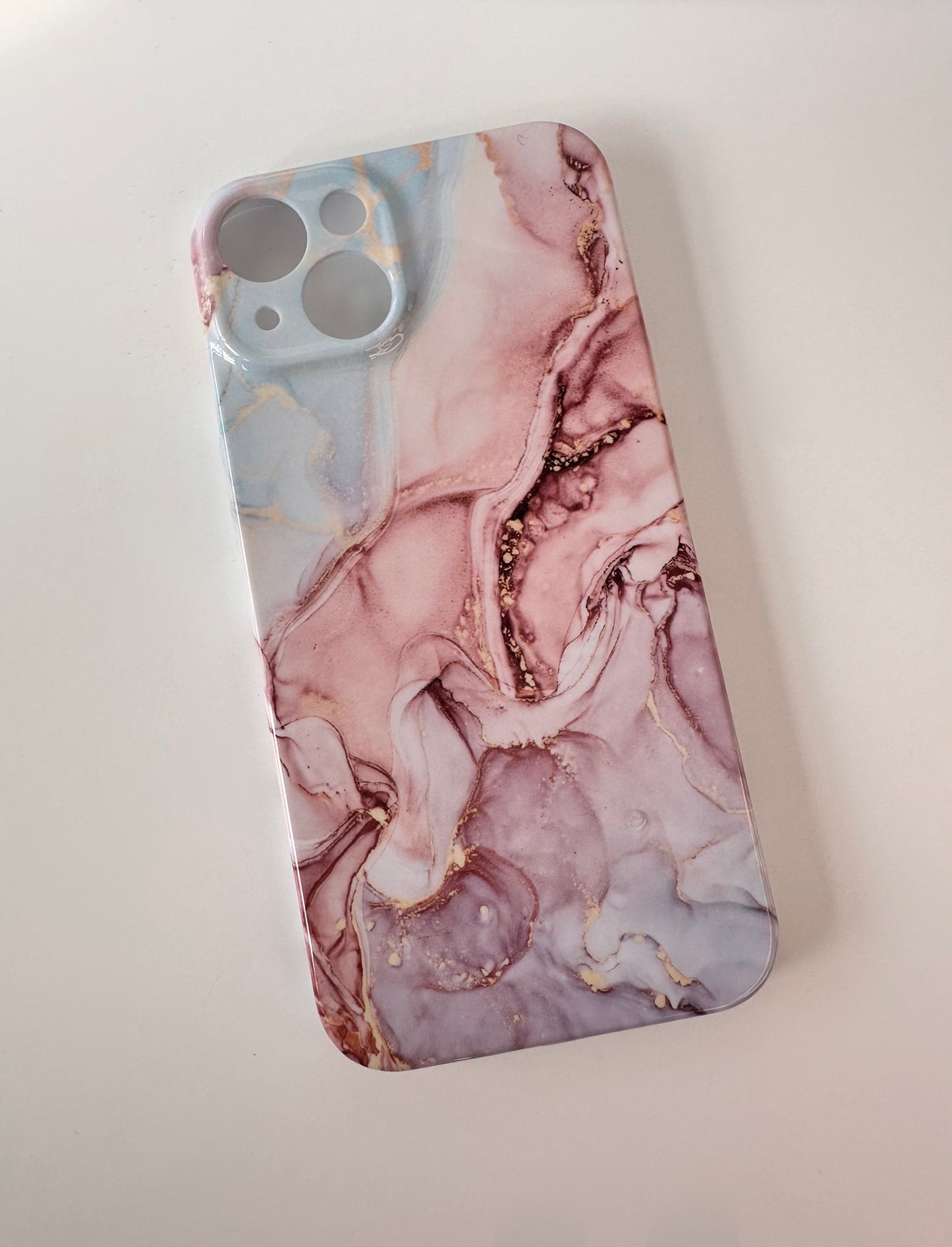 Marbled Dusty Pink Phone Case