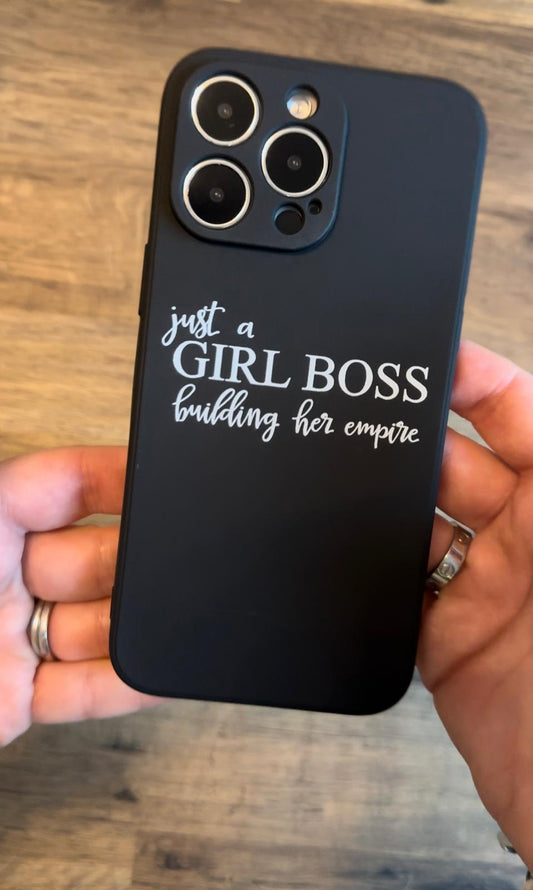 Girl Boss Era Black Phone Case