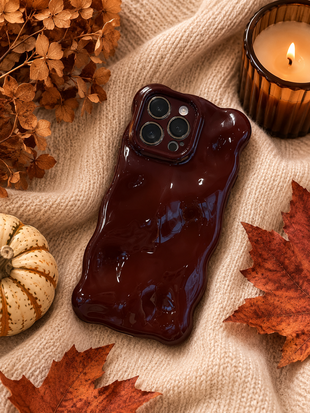Black Cherry Bubble Phone Case