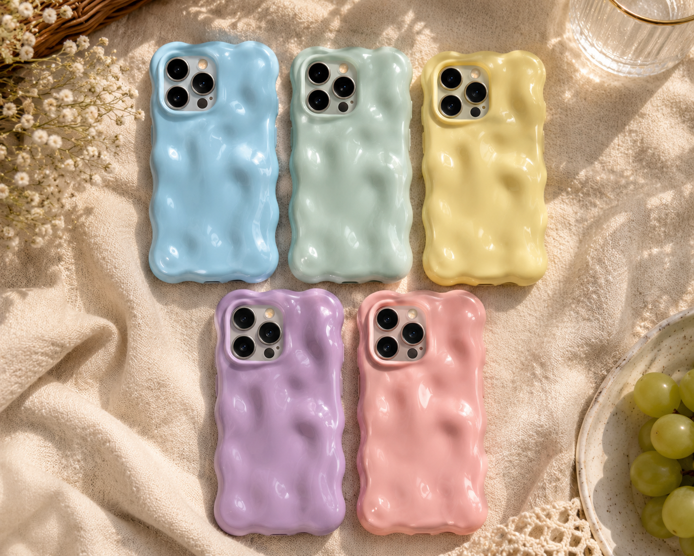 Strawberry Milk Bubble Phone Case