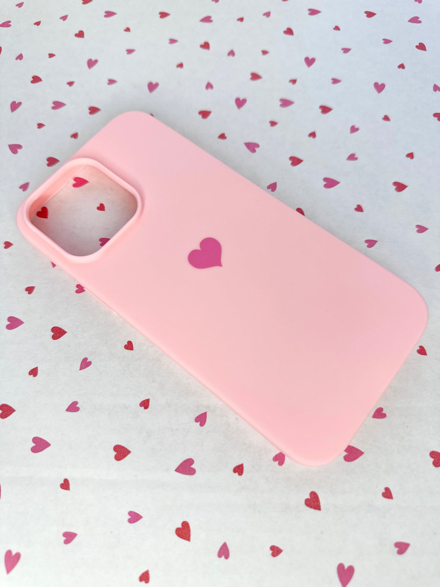 Subtle Heart Misty Pink Phone Case