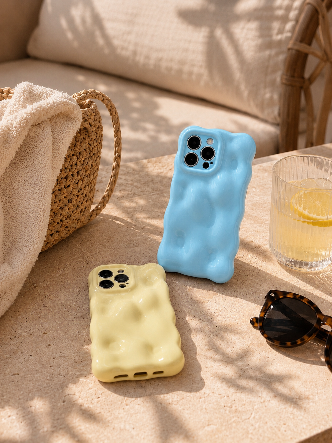 Blue Skies Bubble iPhone Case
