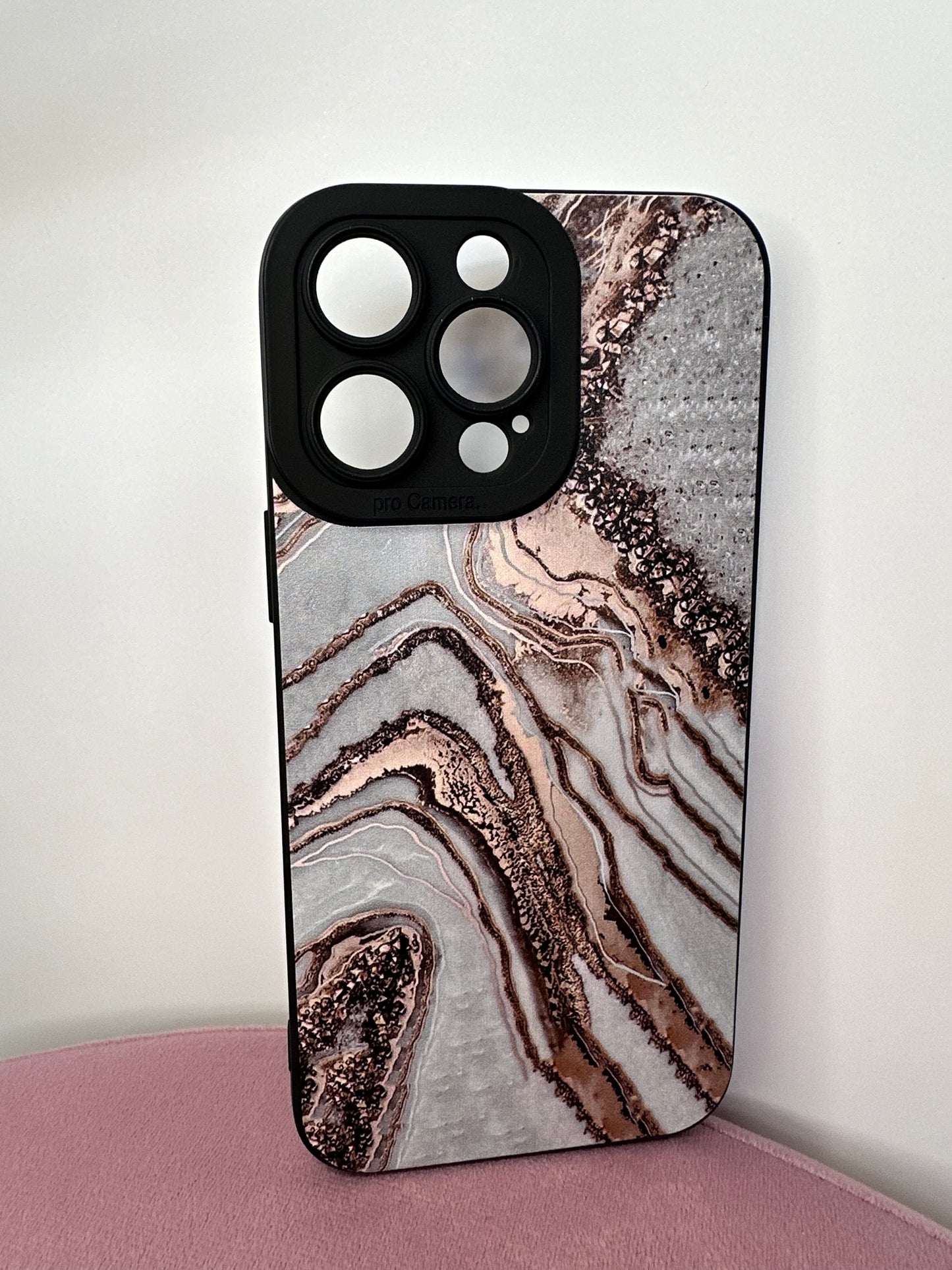 Marbled Bronze Phone Case