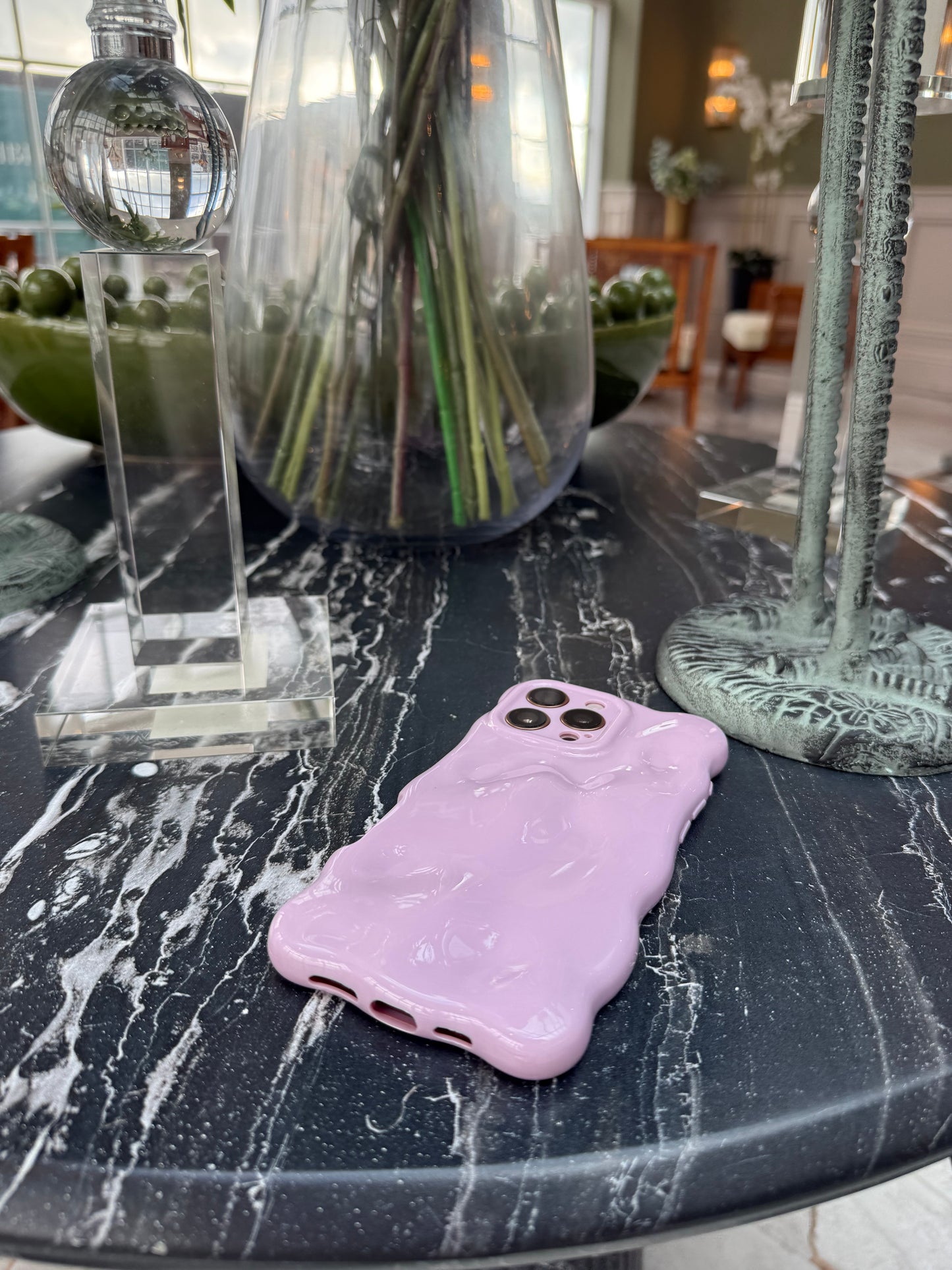 Lavender Blush Bubble Phone Case