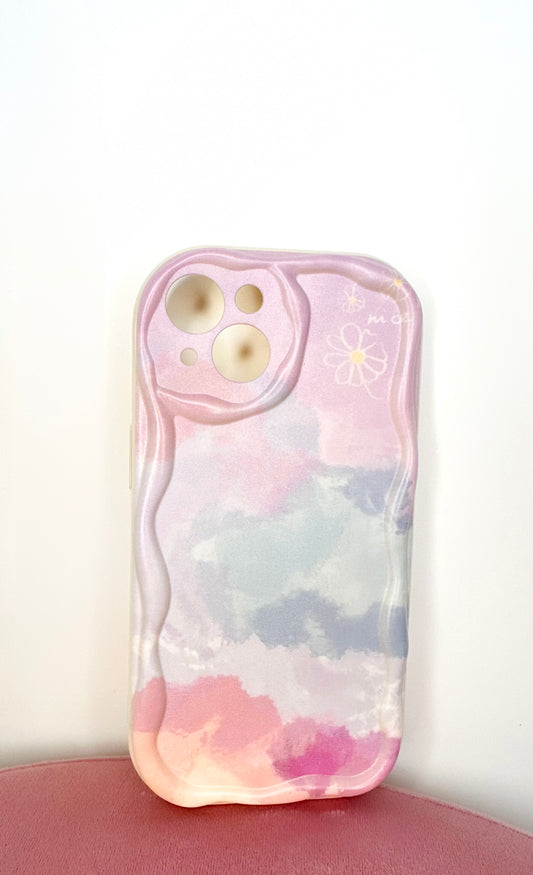 Wavy Edge Pastel Sunset Phone Case