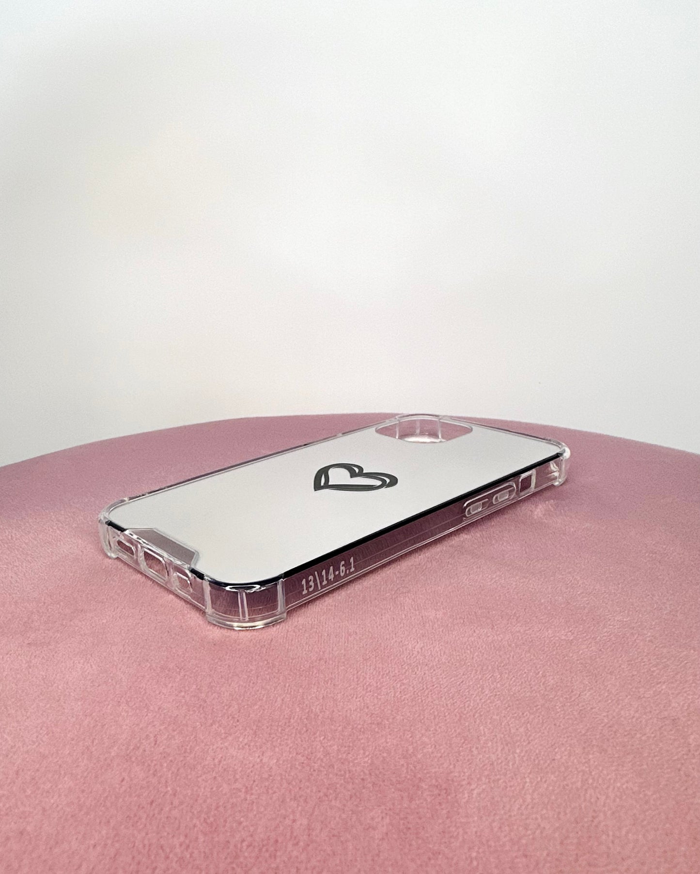 Heartfelt Lines Mirrored Phone Case