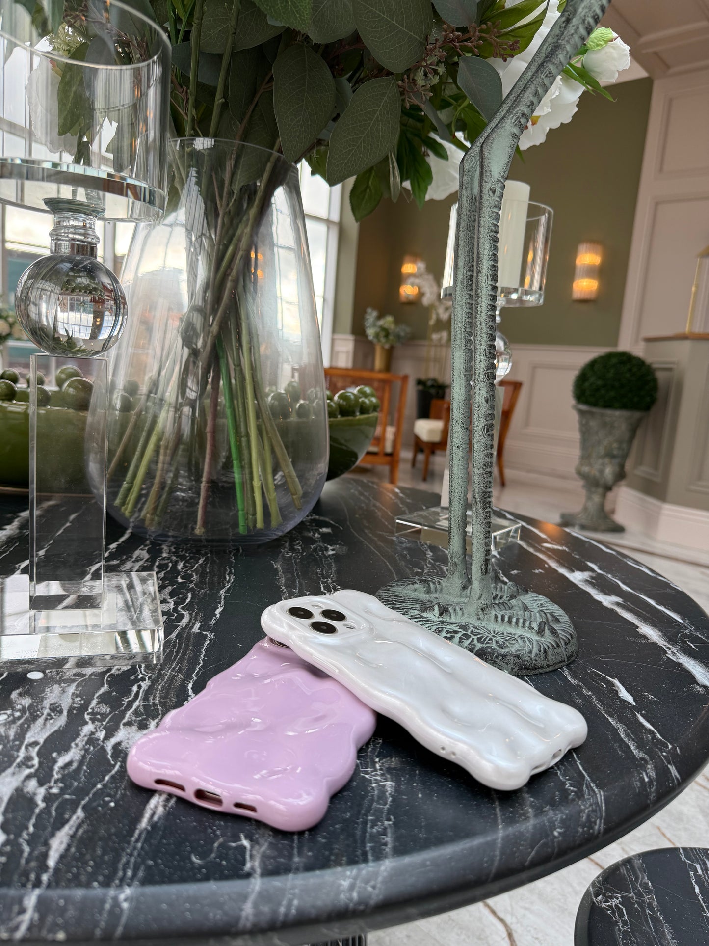 Pearly White Bubble Phone Case