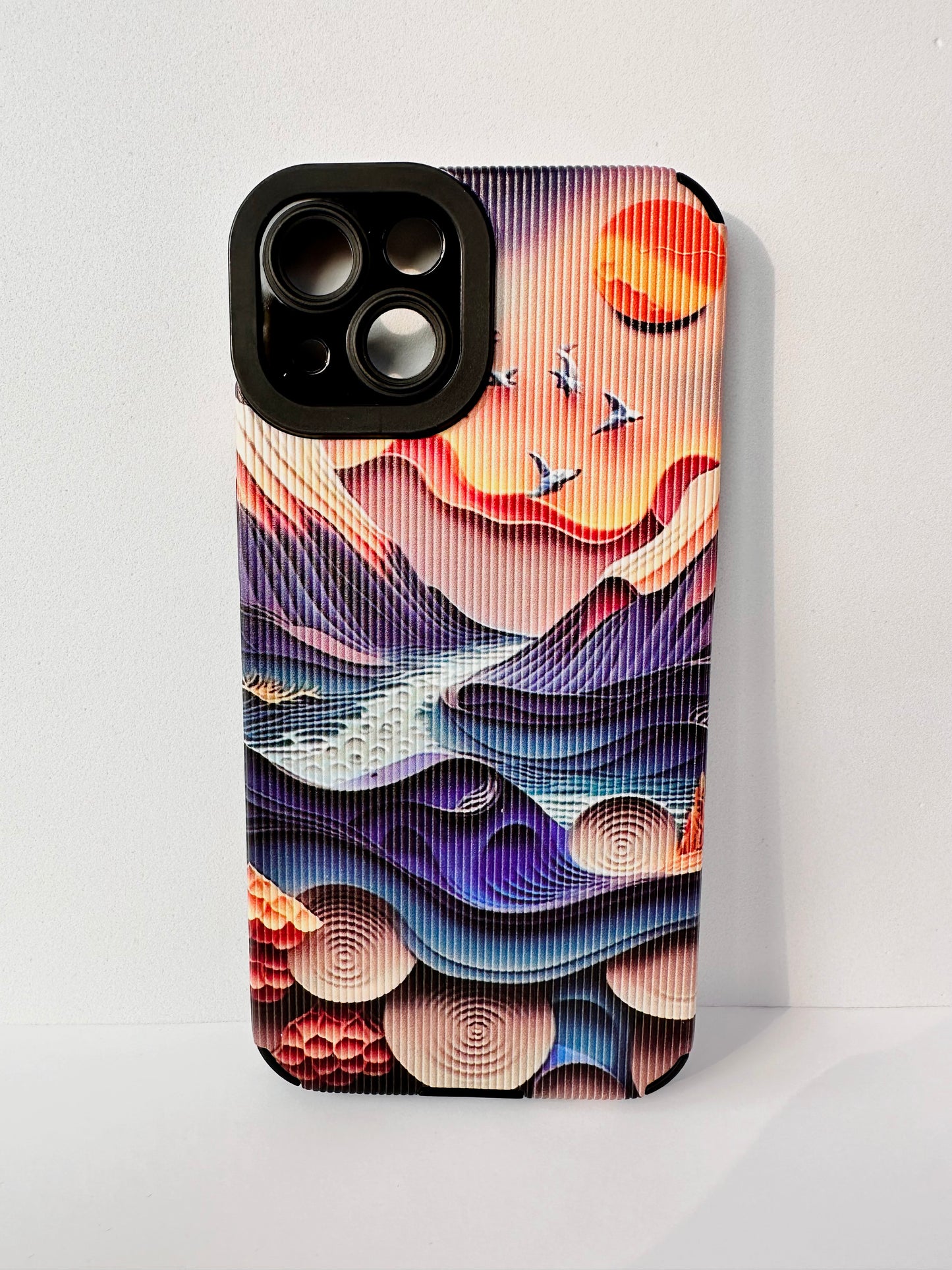 Moonlit Mountain Seascape Phone Case