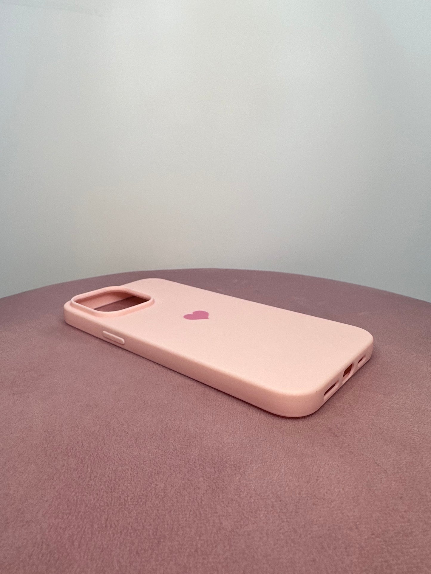 Subtle Heart Misty Pink Phone Case