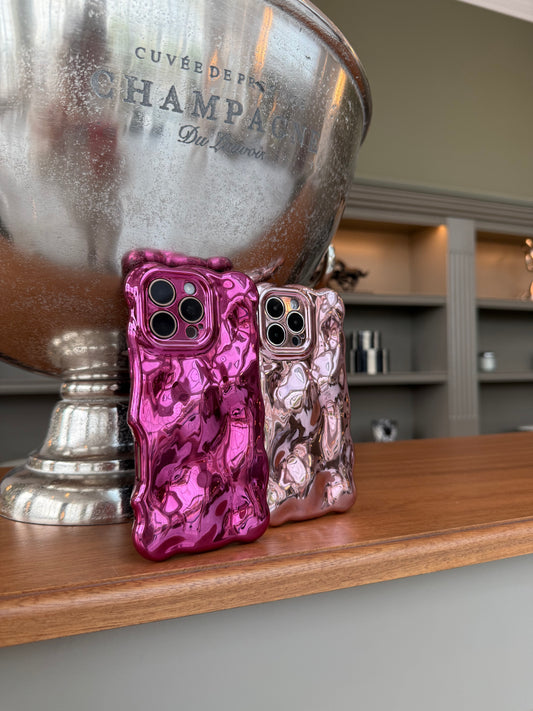 Hot Pink Bubble Phone Case