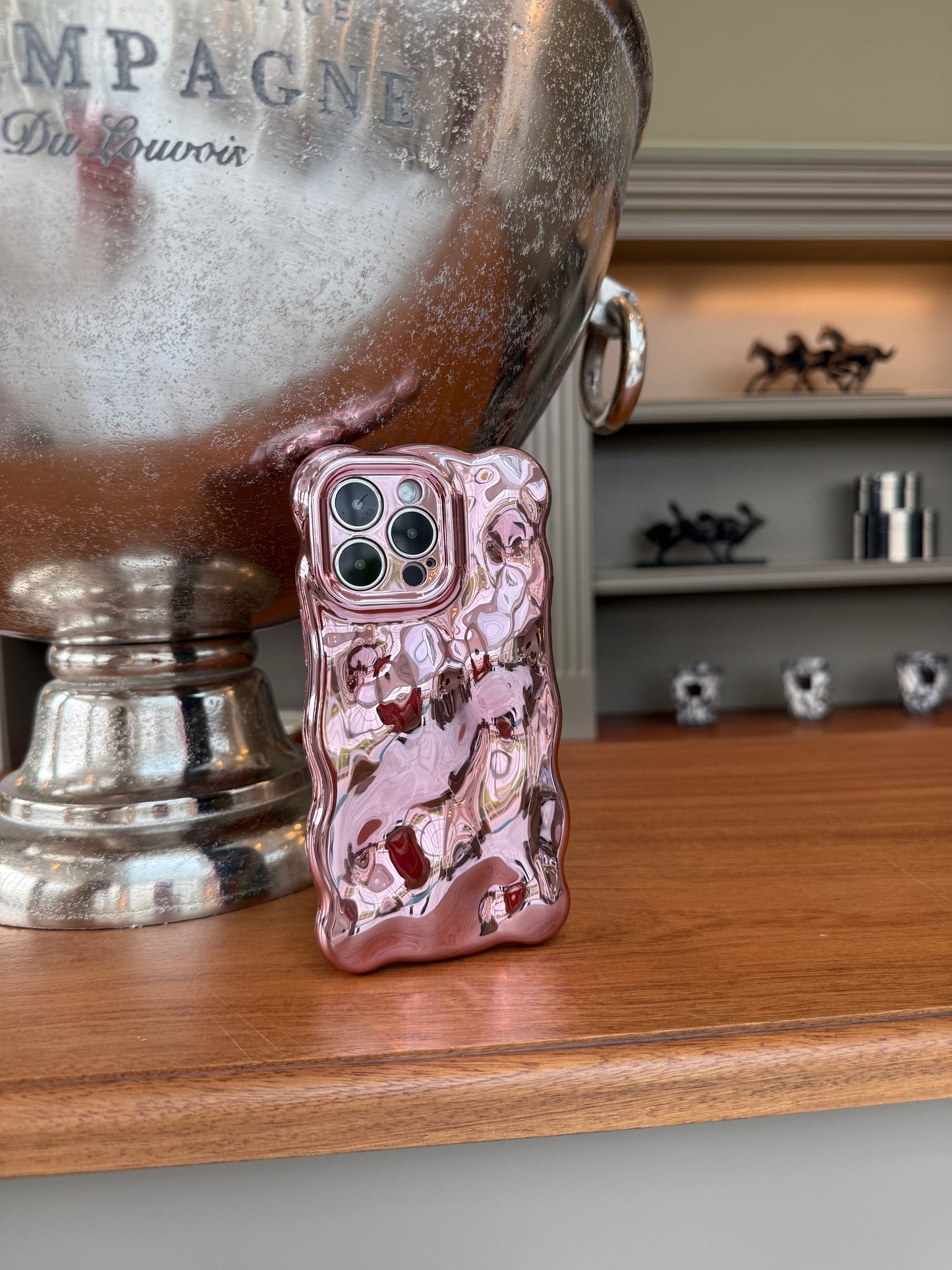 Pink Champagne Bubble Phone Case