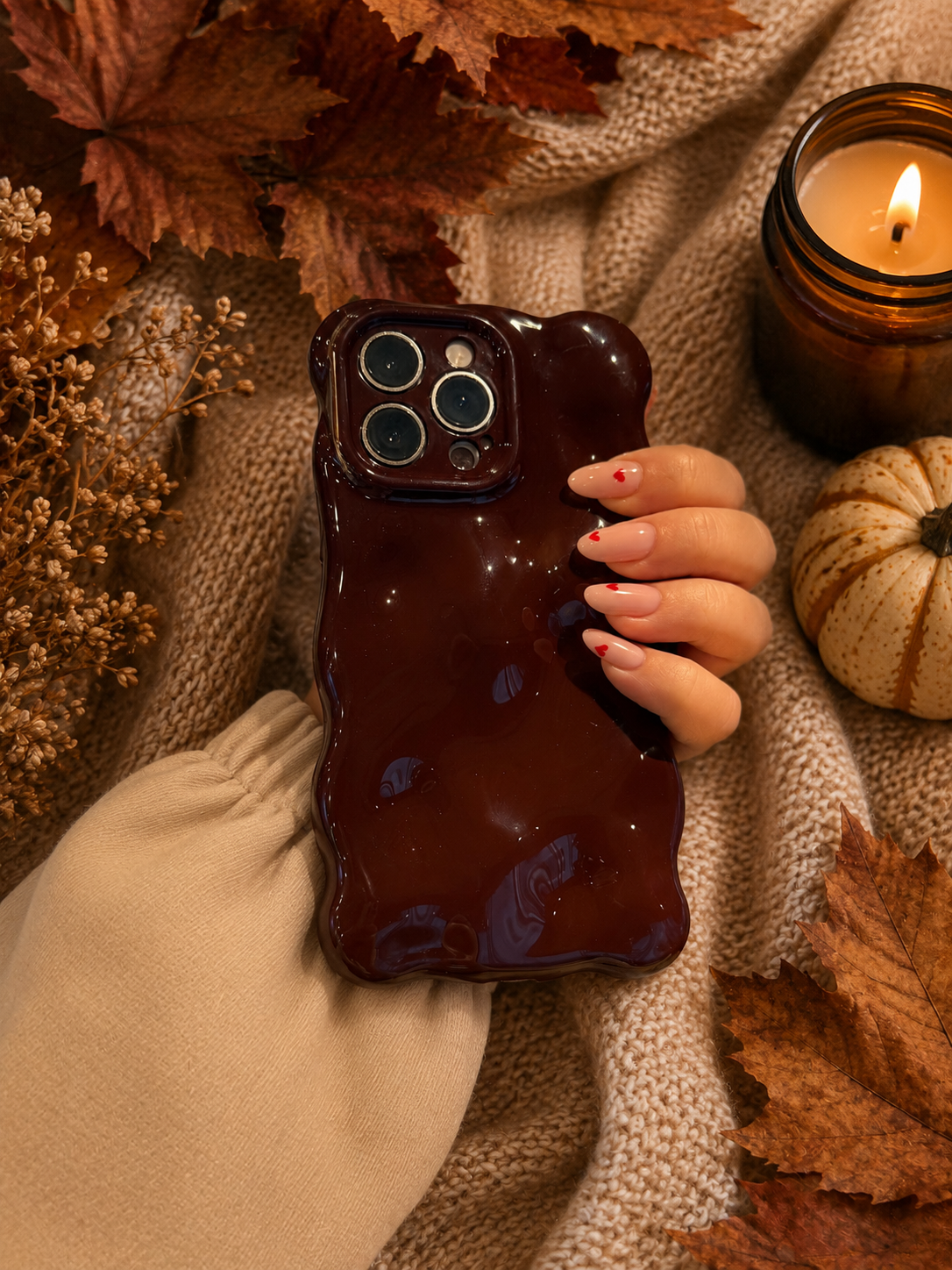Black Cherry Bubble Phone Case