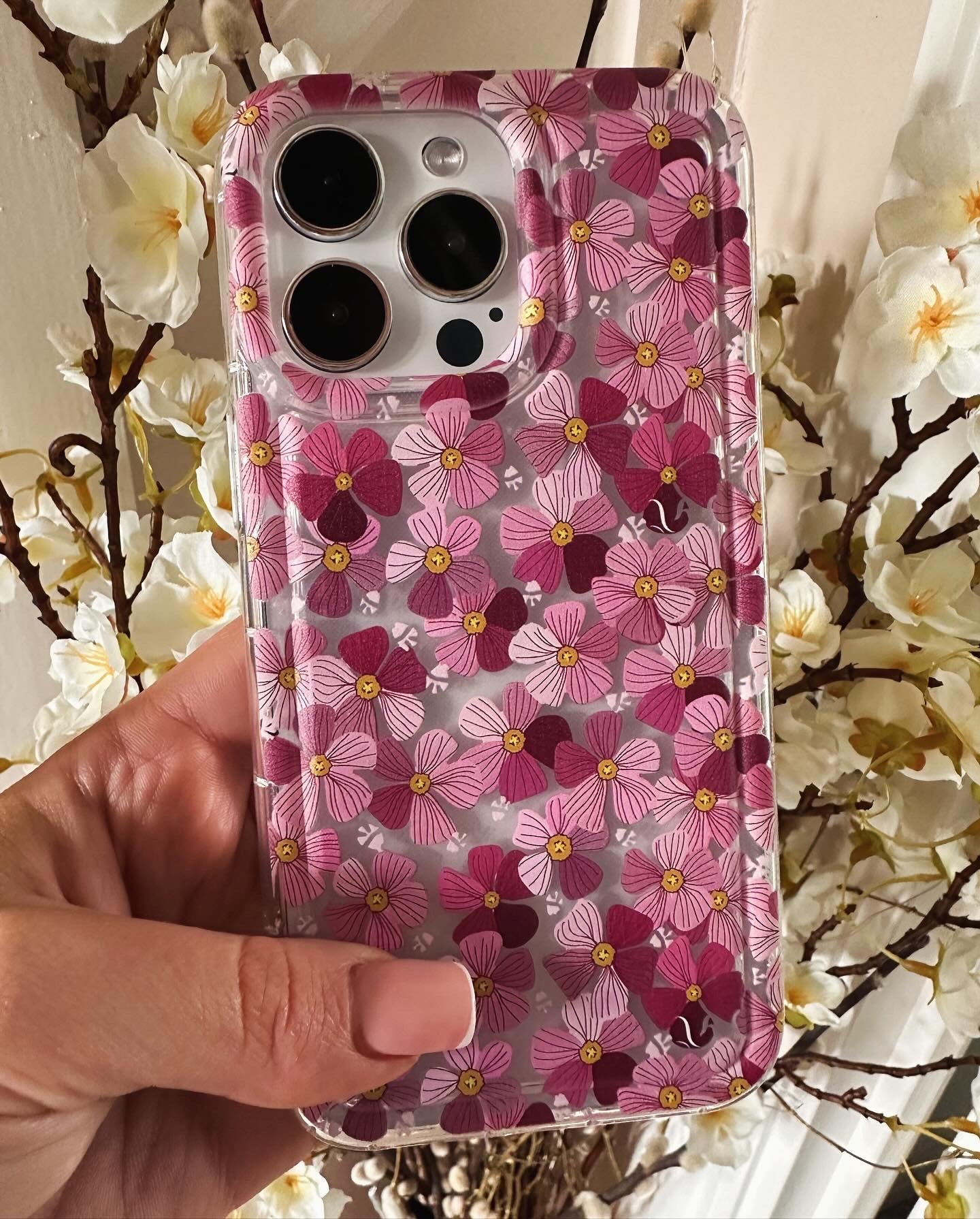 Floral Petals Pink Phone Case