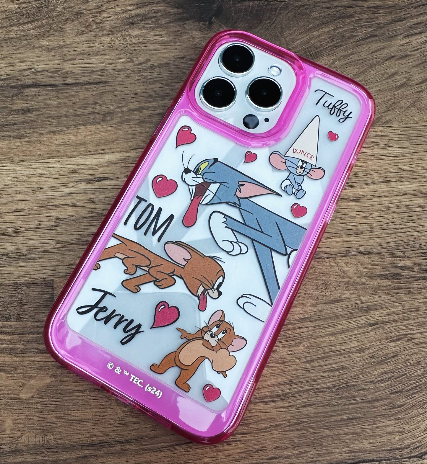 "Tom and Jerry Nostalgia" Clear Phone Case